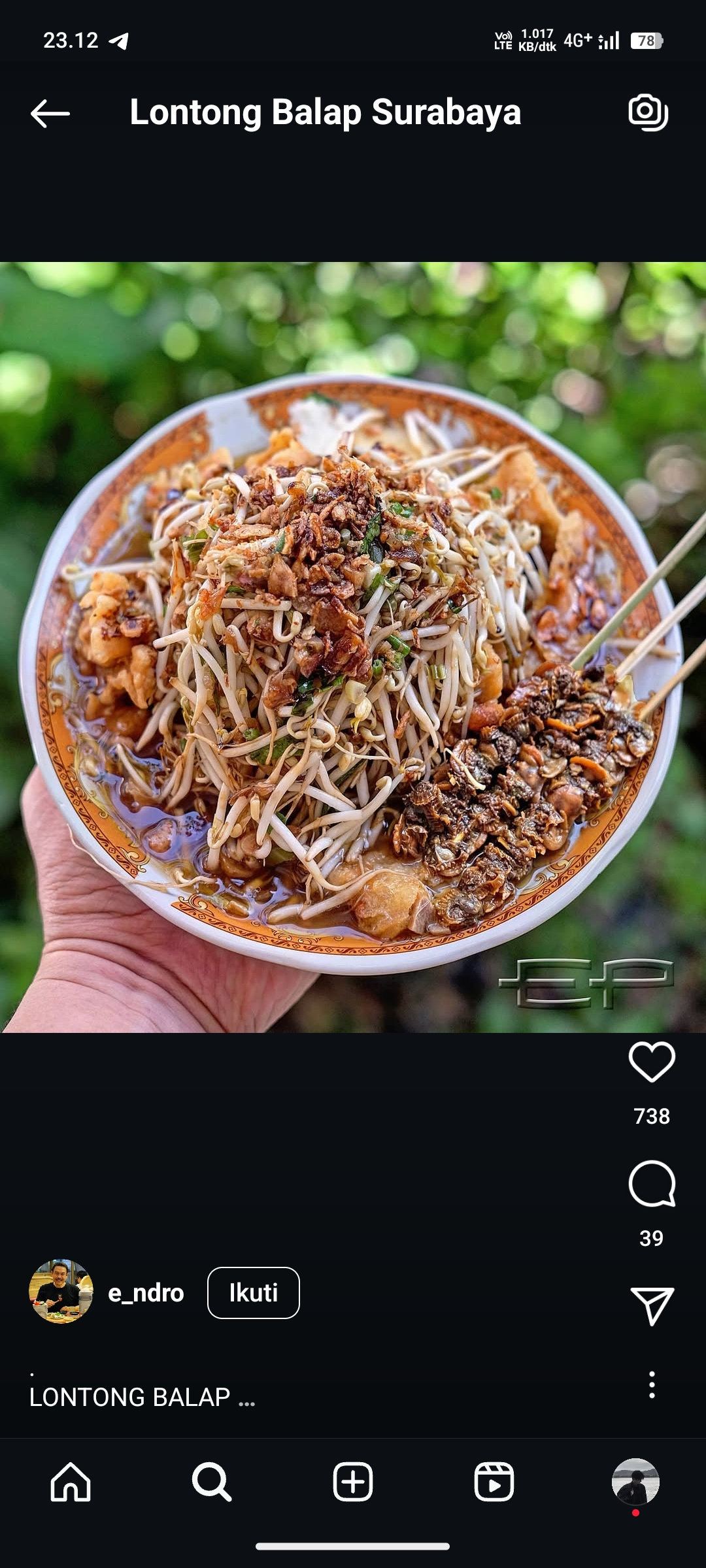 Lontong Balap Surabaya