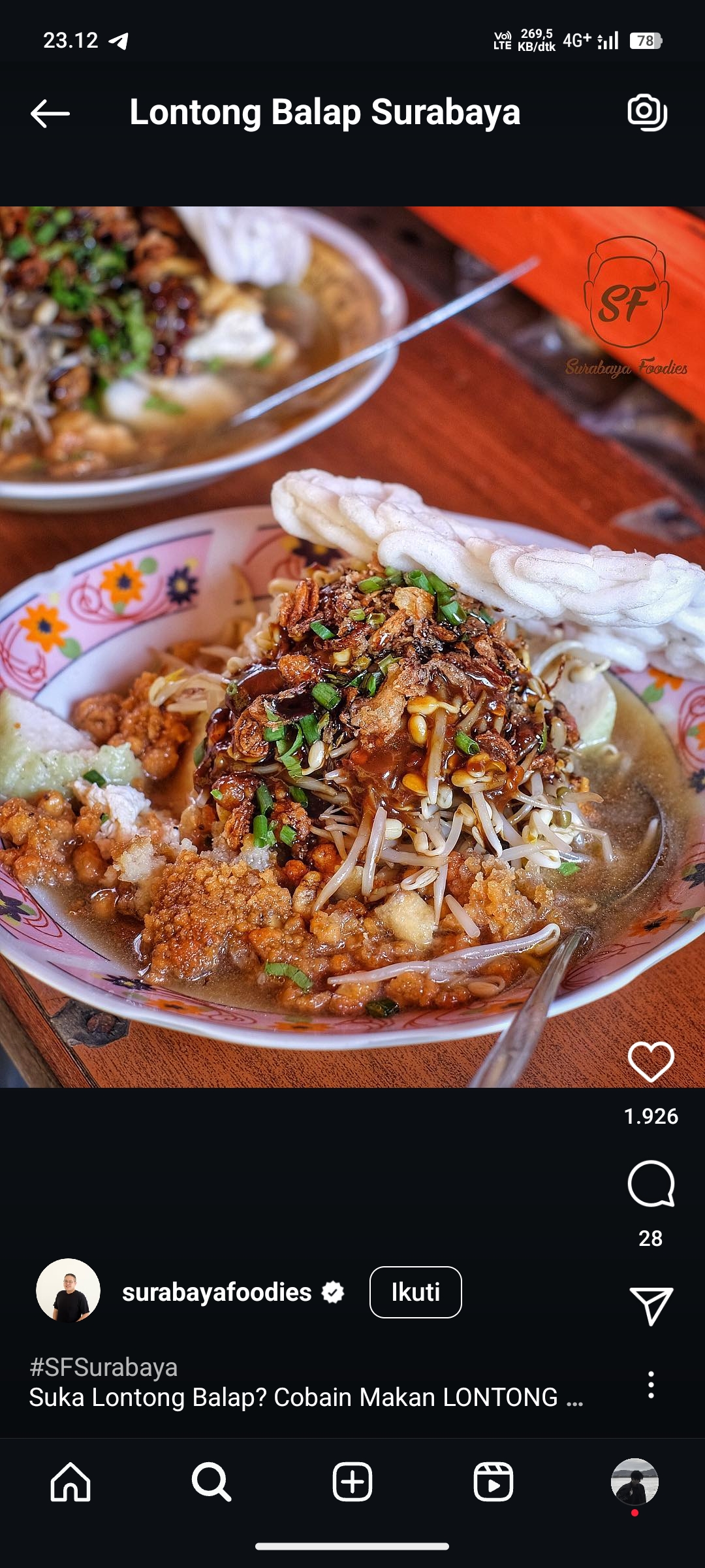Lontong Balap Surabaya