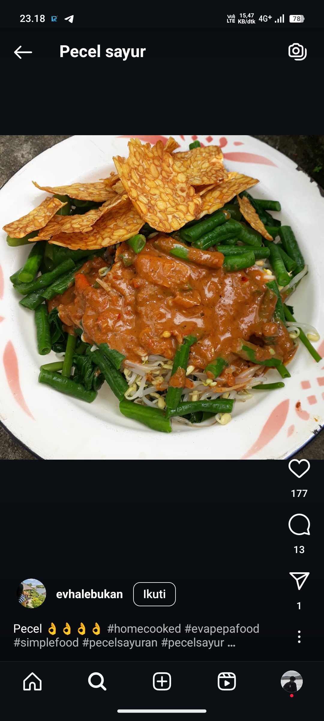 Pecel Sayur