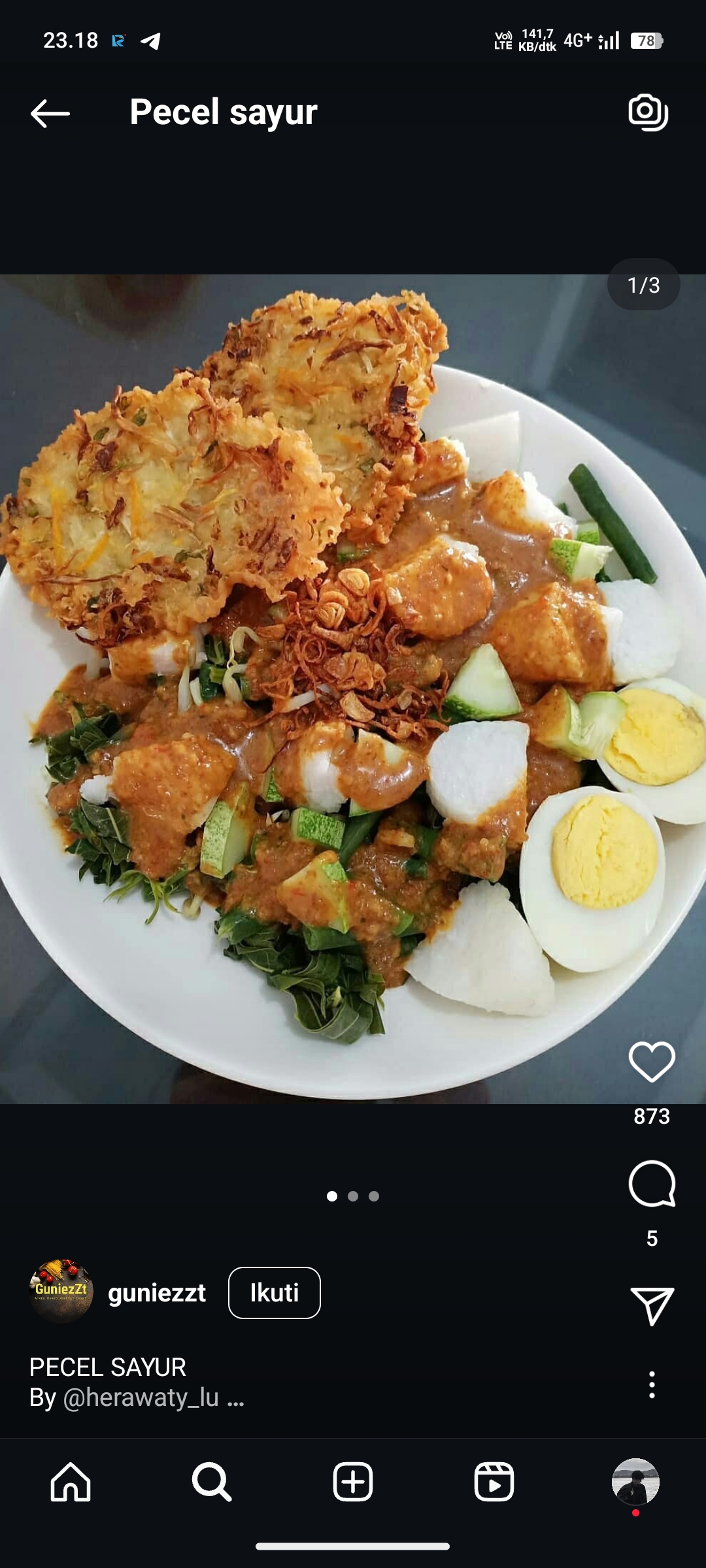 Pecel Sayur