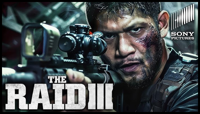 Poster aksi film legendaris The Raid III