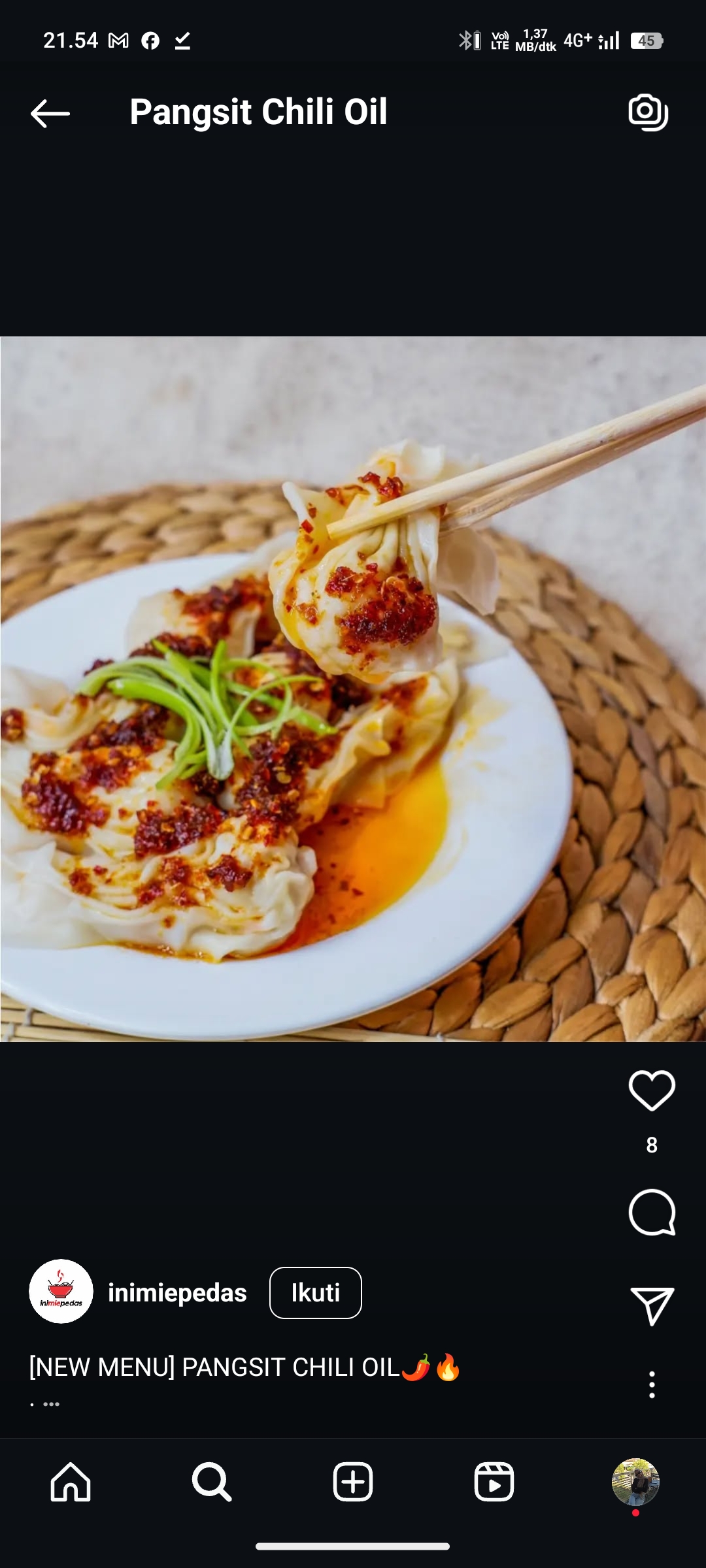 Pangsit Chili Oil