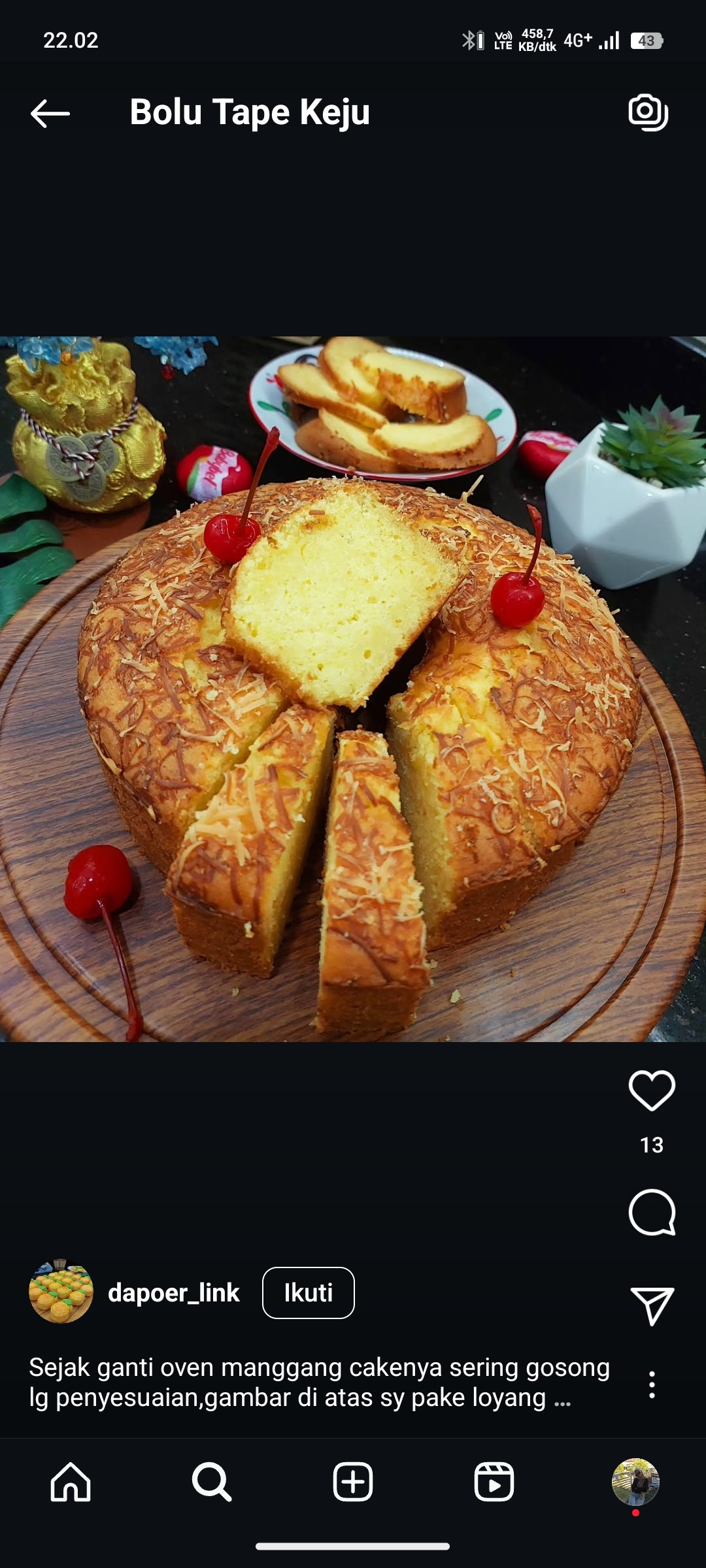 Bolu Tape Keju