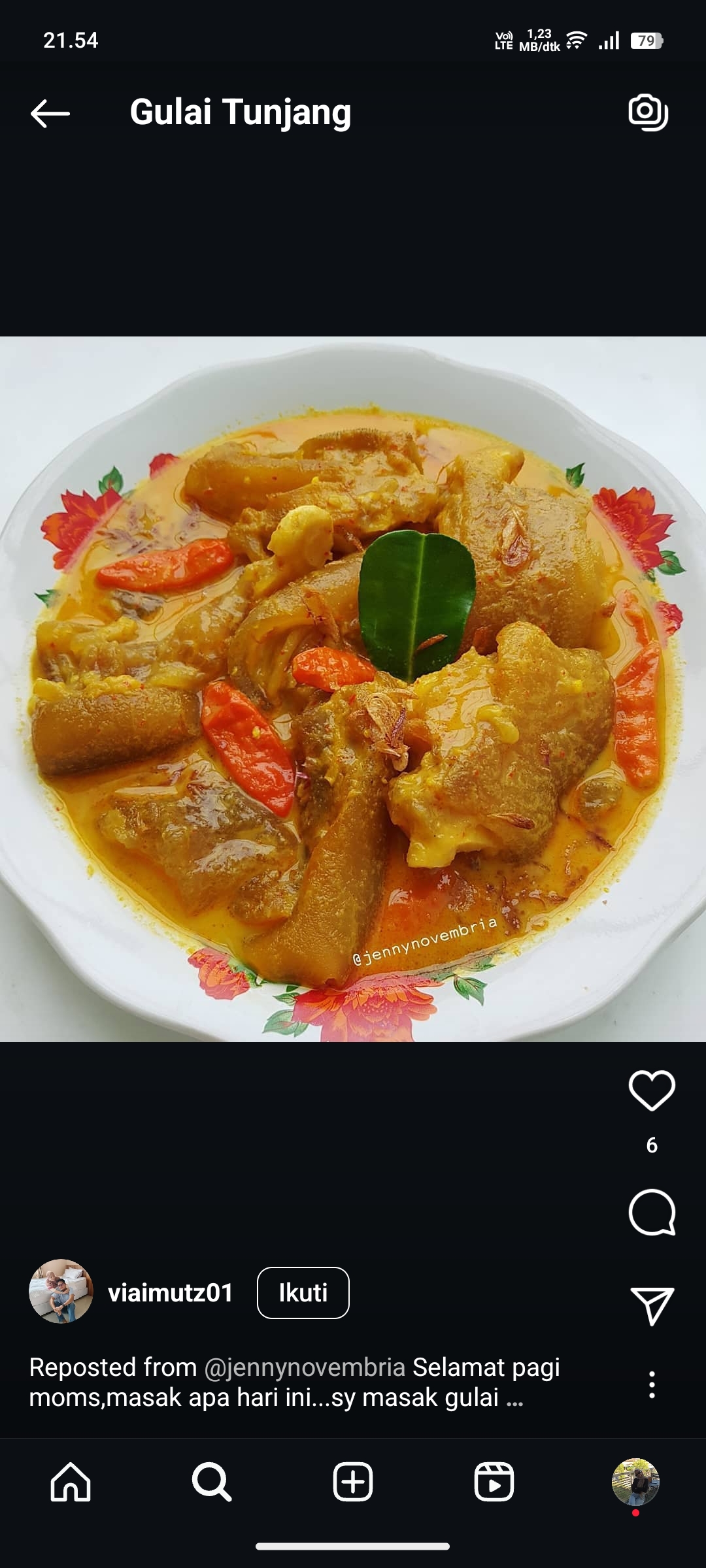 Gulai Tunjang