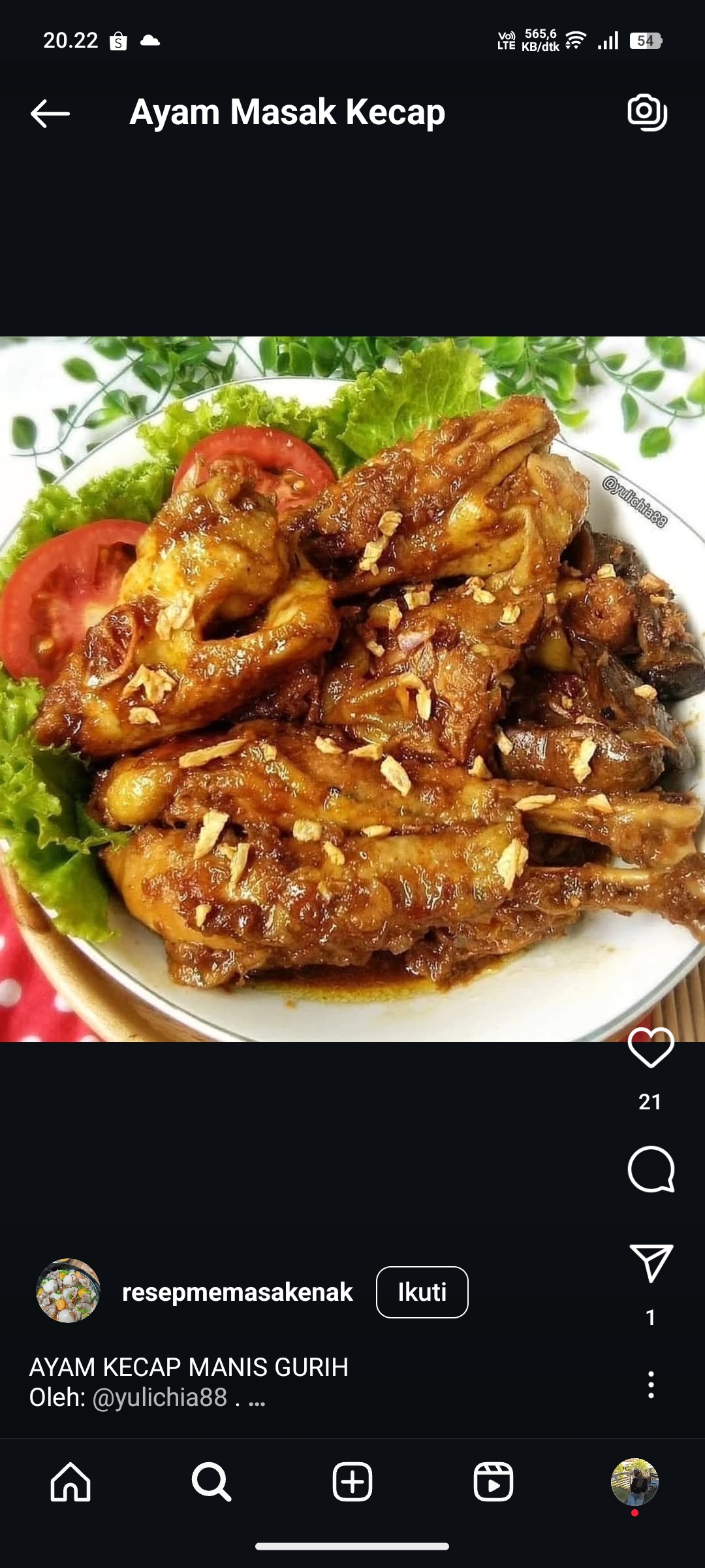 Ayam Masak Kecap