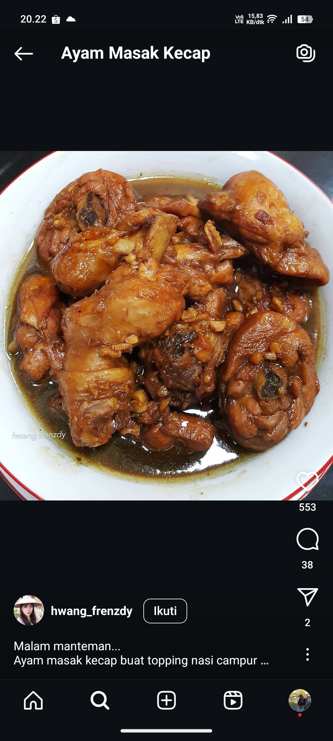 Ayam Masak Kecap