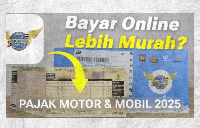 Bayar Samsat Signal online untuk kebutuhan pembayaran kendaraan anda, biaya pembuatan SIM, STNK, hingga lainnya. (ilustrasi radarmadura.id)