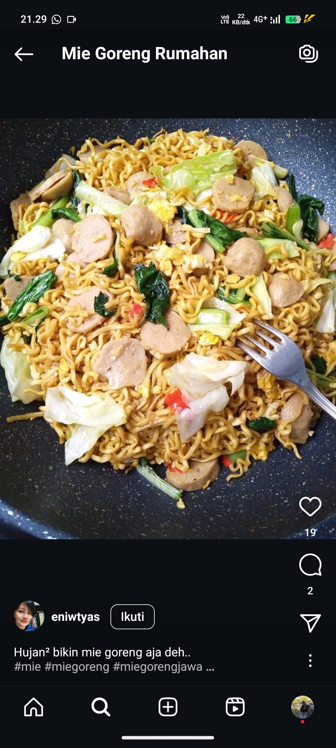 Mie Goreng Rumahan