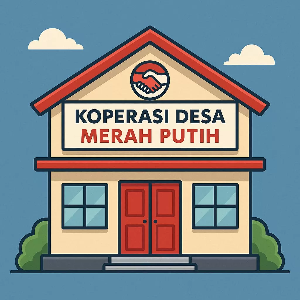 Ilustrasi Koperasi Desa Merah Putih. (RADARMADIUN)