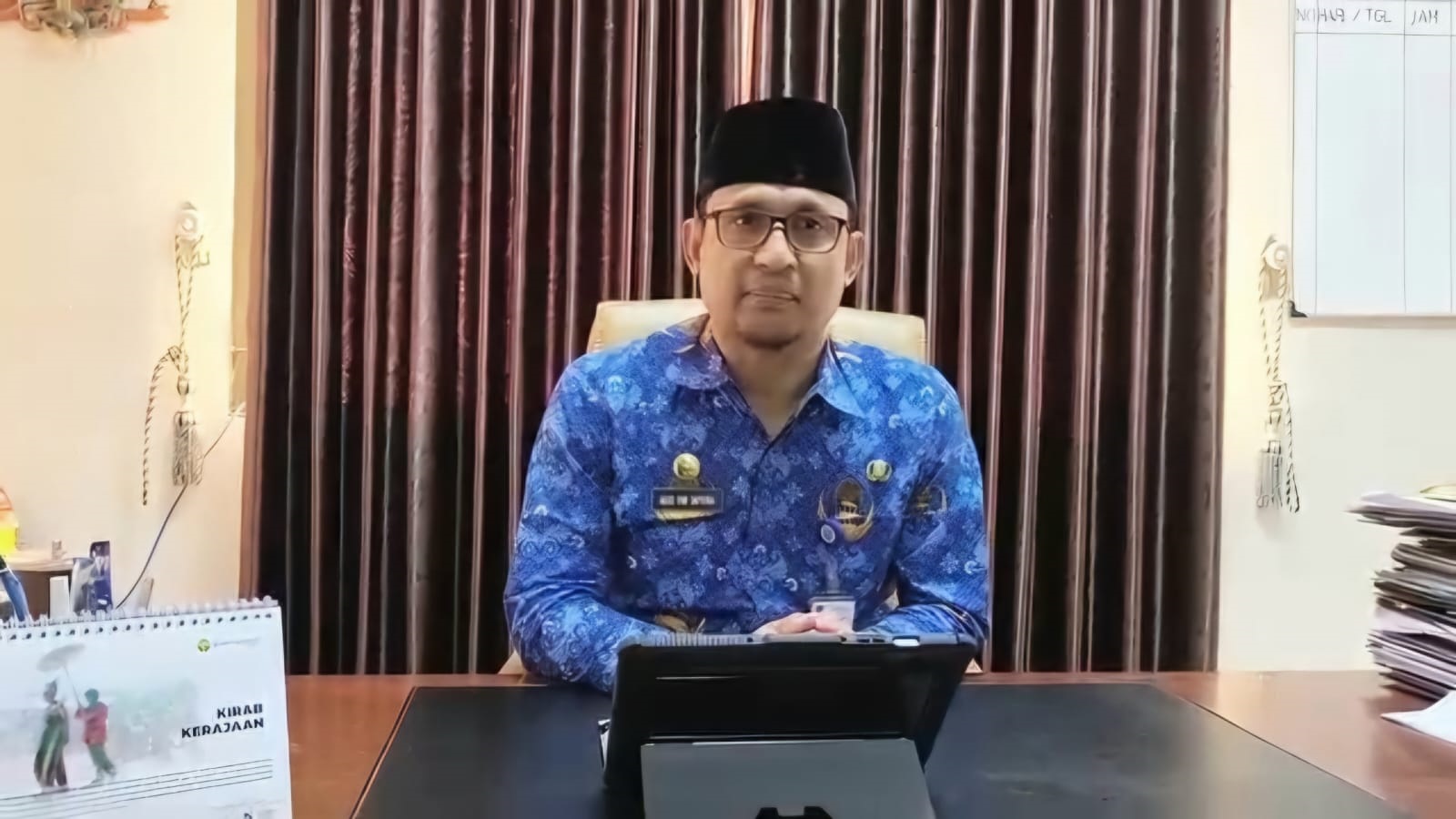 BERWIBAWA: Kepala Dinas Pendidikan Sumenep Agus Dwi Saputra. (DOK/JPRM)