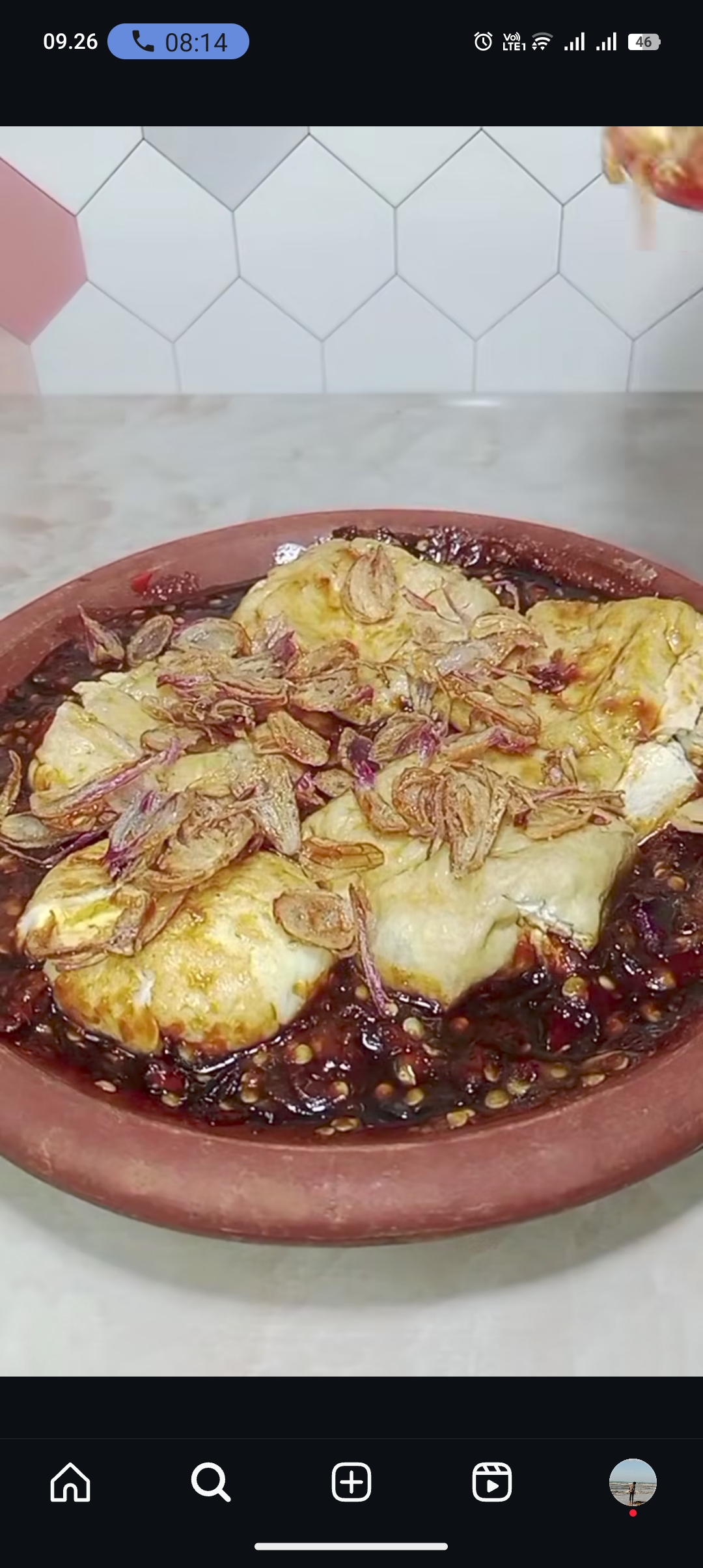 Tahu penyet kecap pedas manis