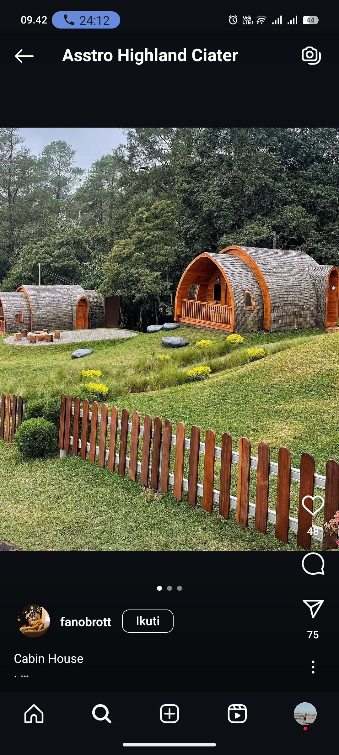 Staycation di  Asstro Highland Ciater