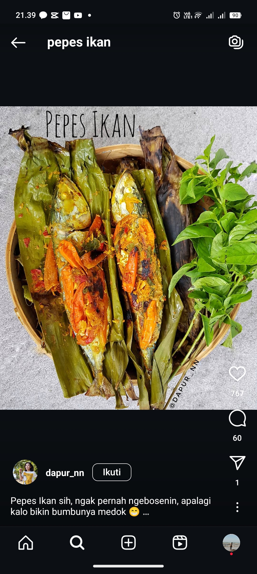 Resep pepes ikan