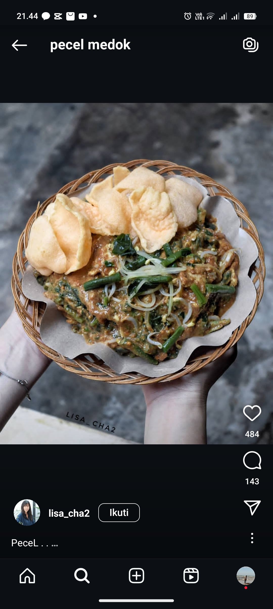 Resep pecel medok