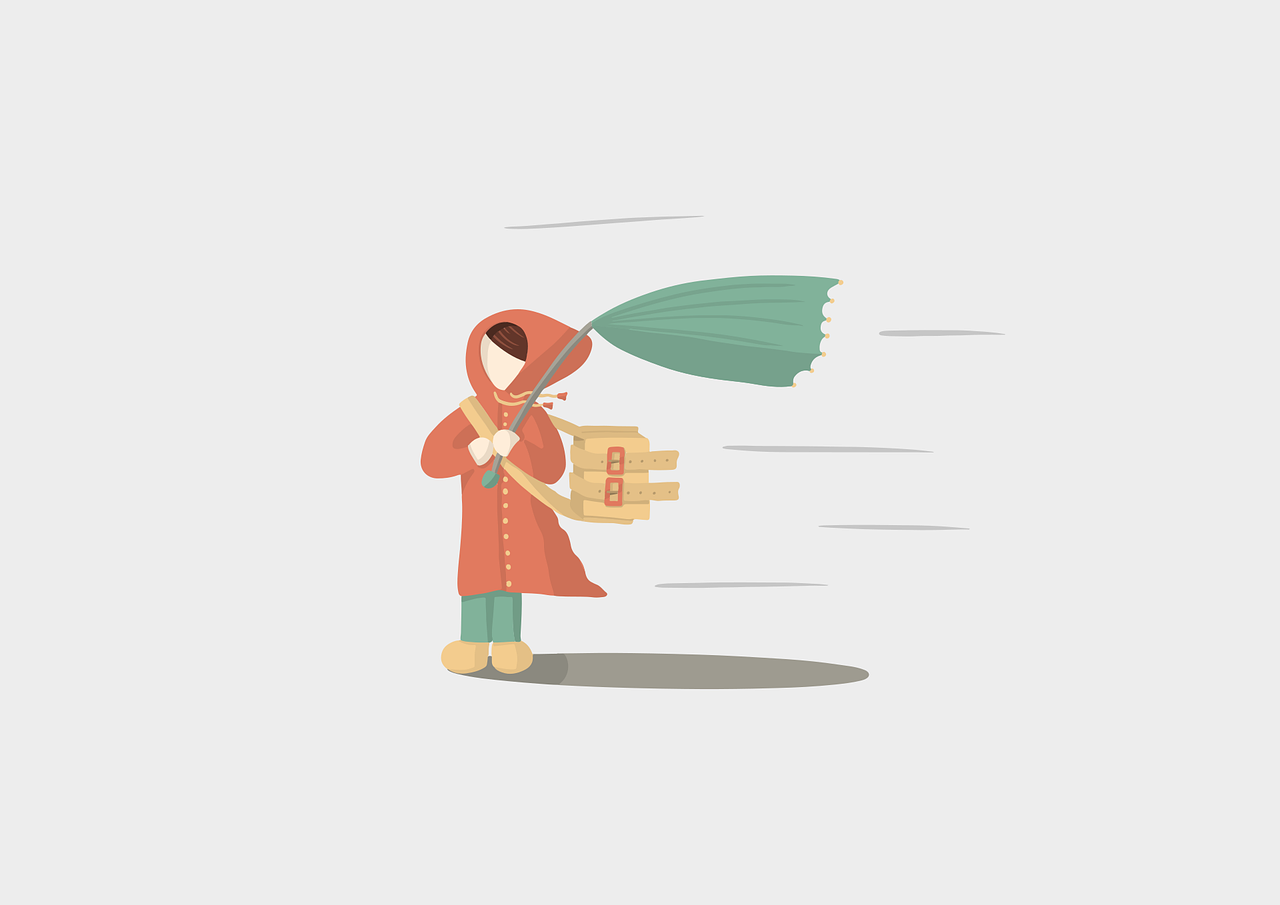 Ilustrasi puisi Melepas Angin Sakal Mengiringi Perjalanan. (cromaconceptovisual/Pixabay)