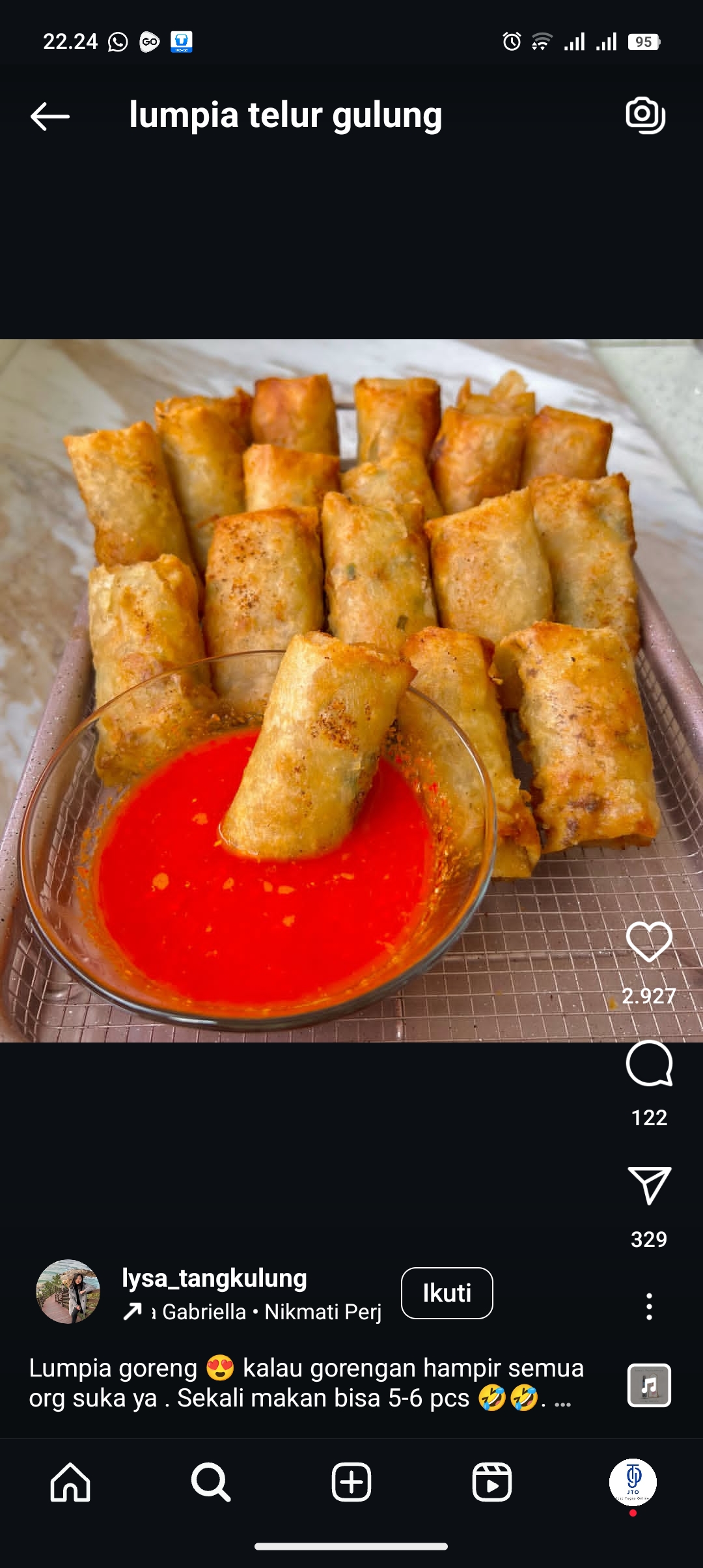 Resep lumpia enak