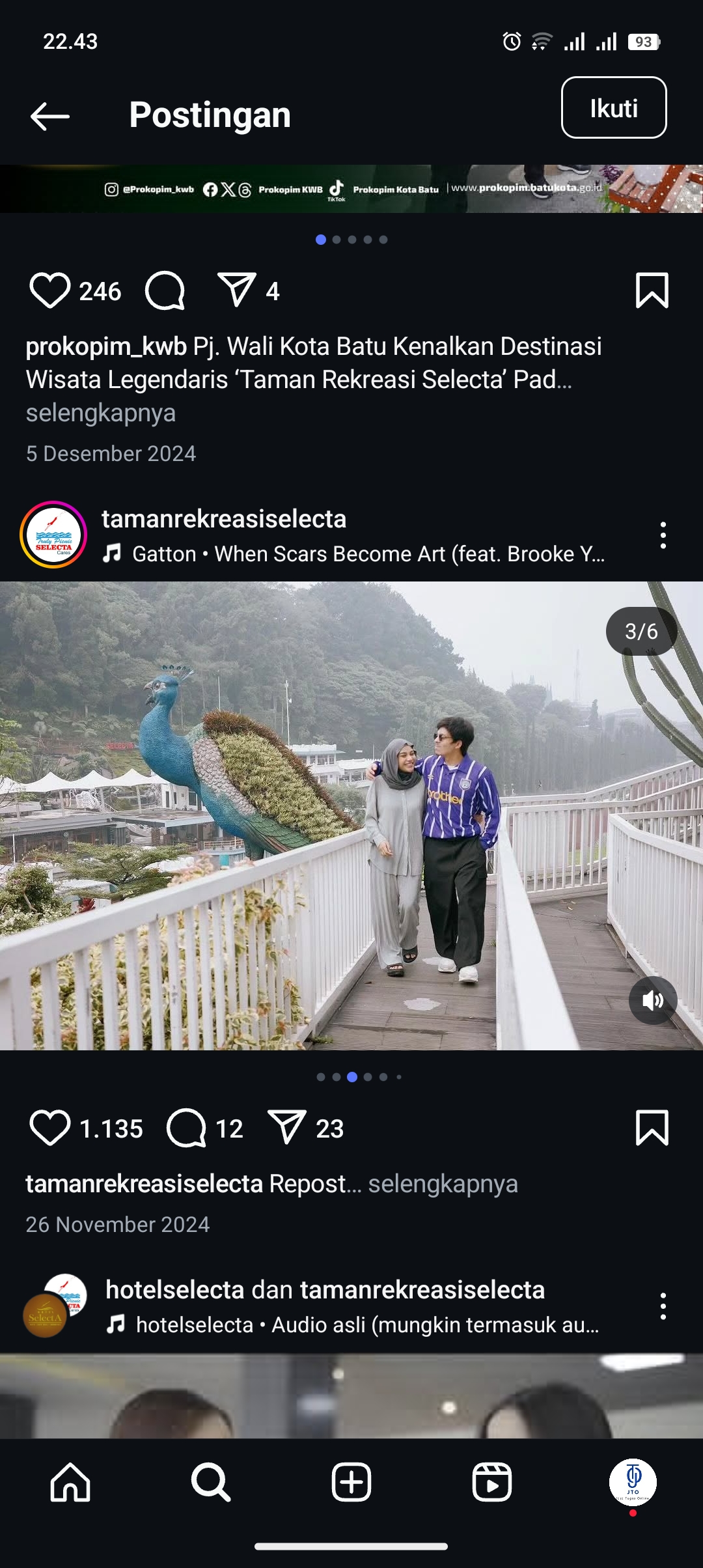 saat Atta dan Aurel Liburan ke  Taman Selecta