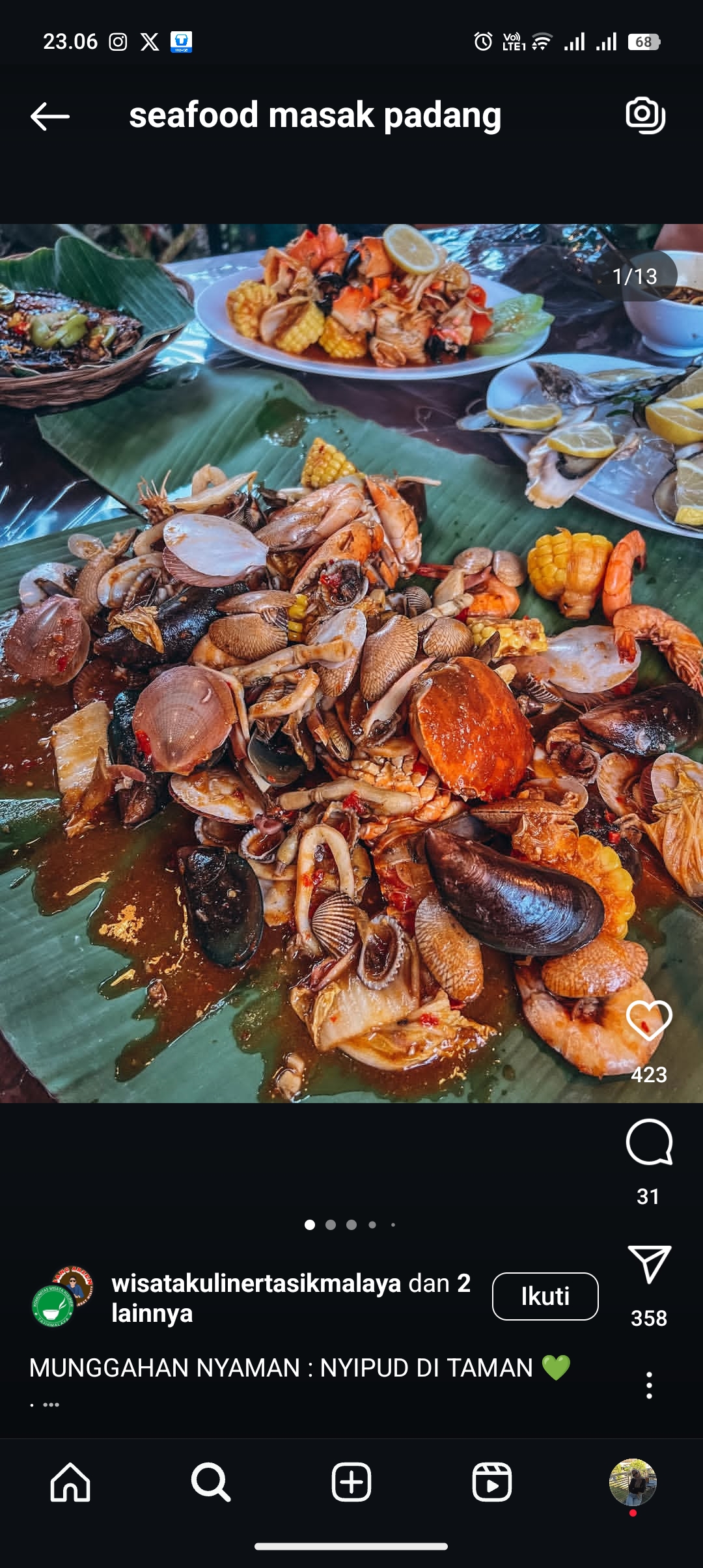 Masakan seafood