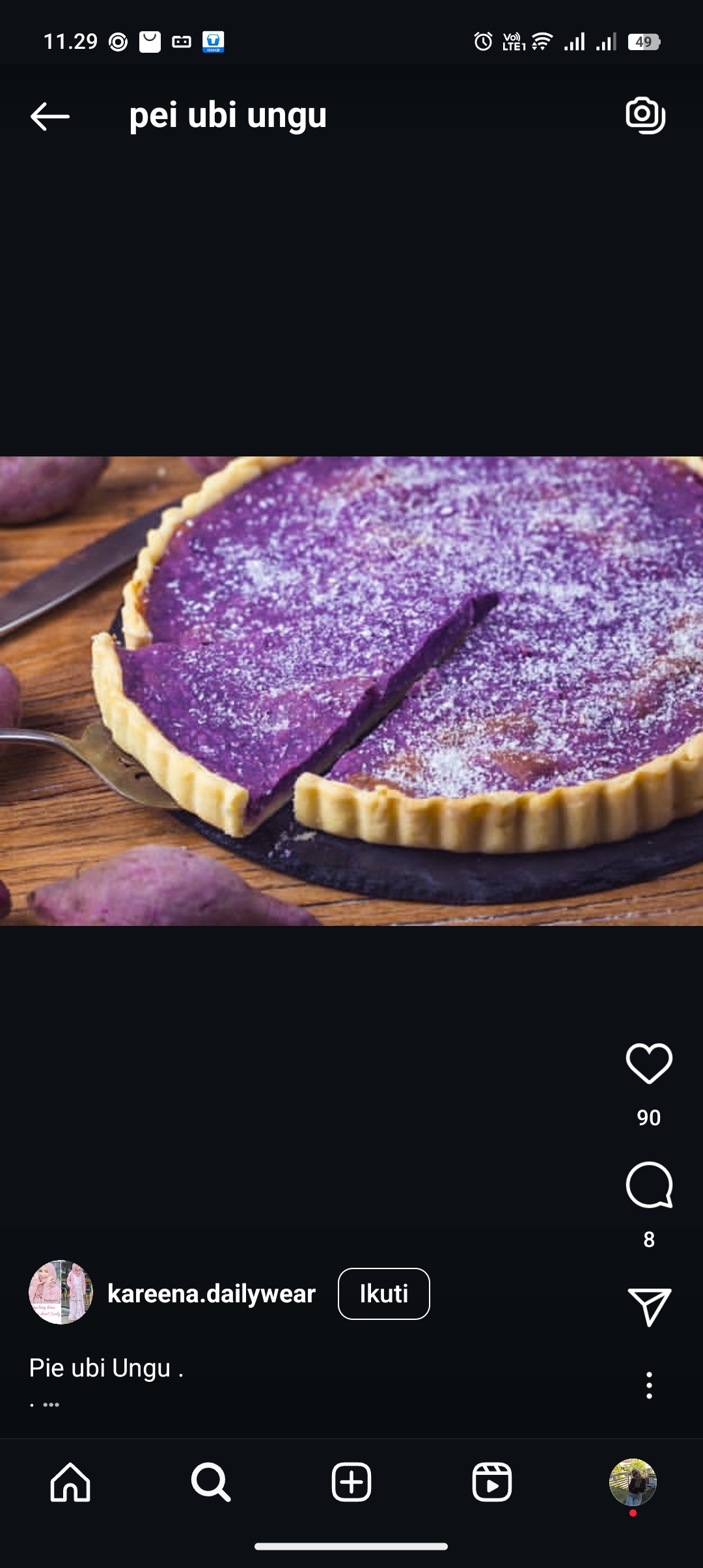 Resep Pei Ubi ungu