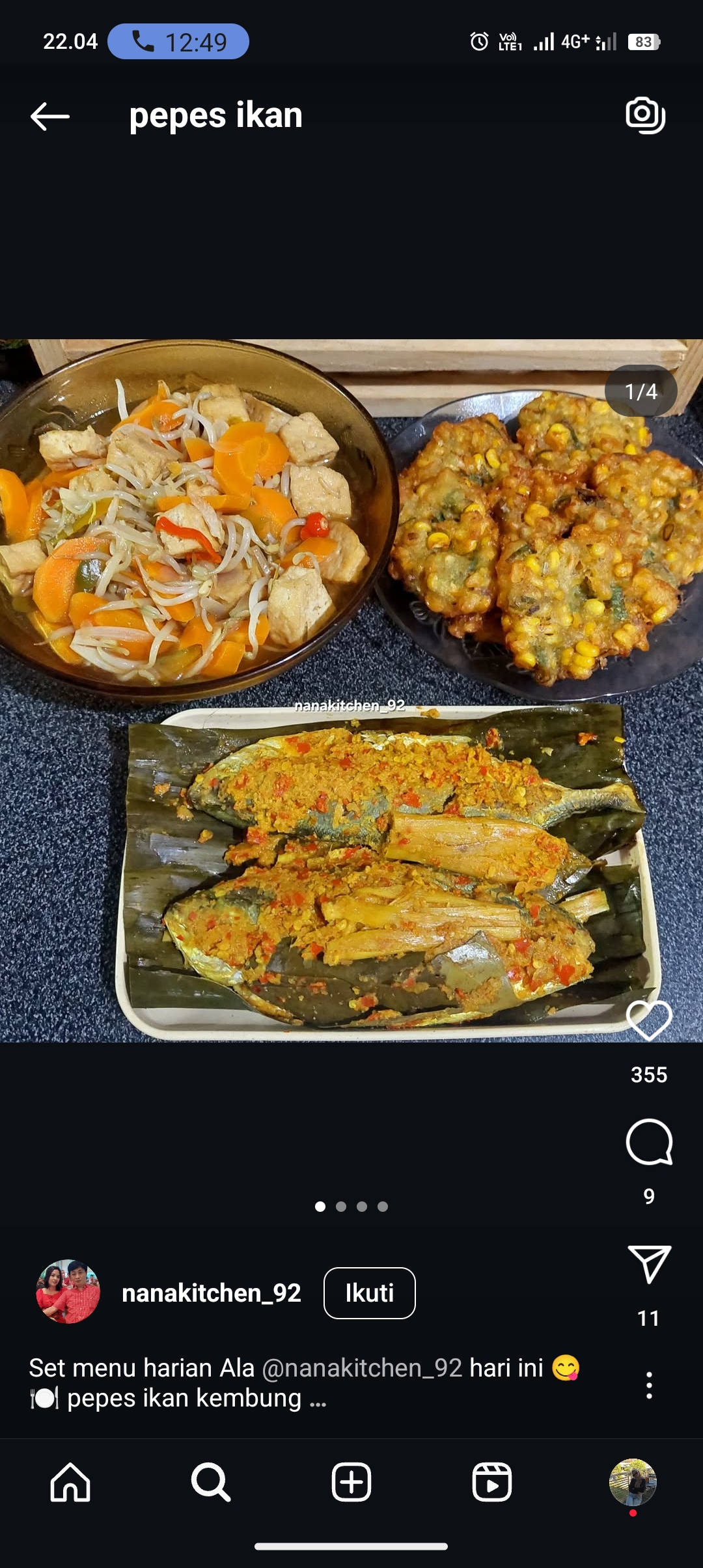 Resep pepes ikan