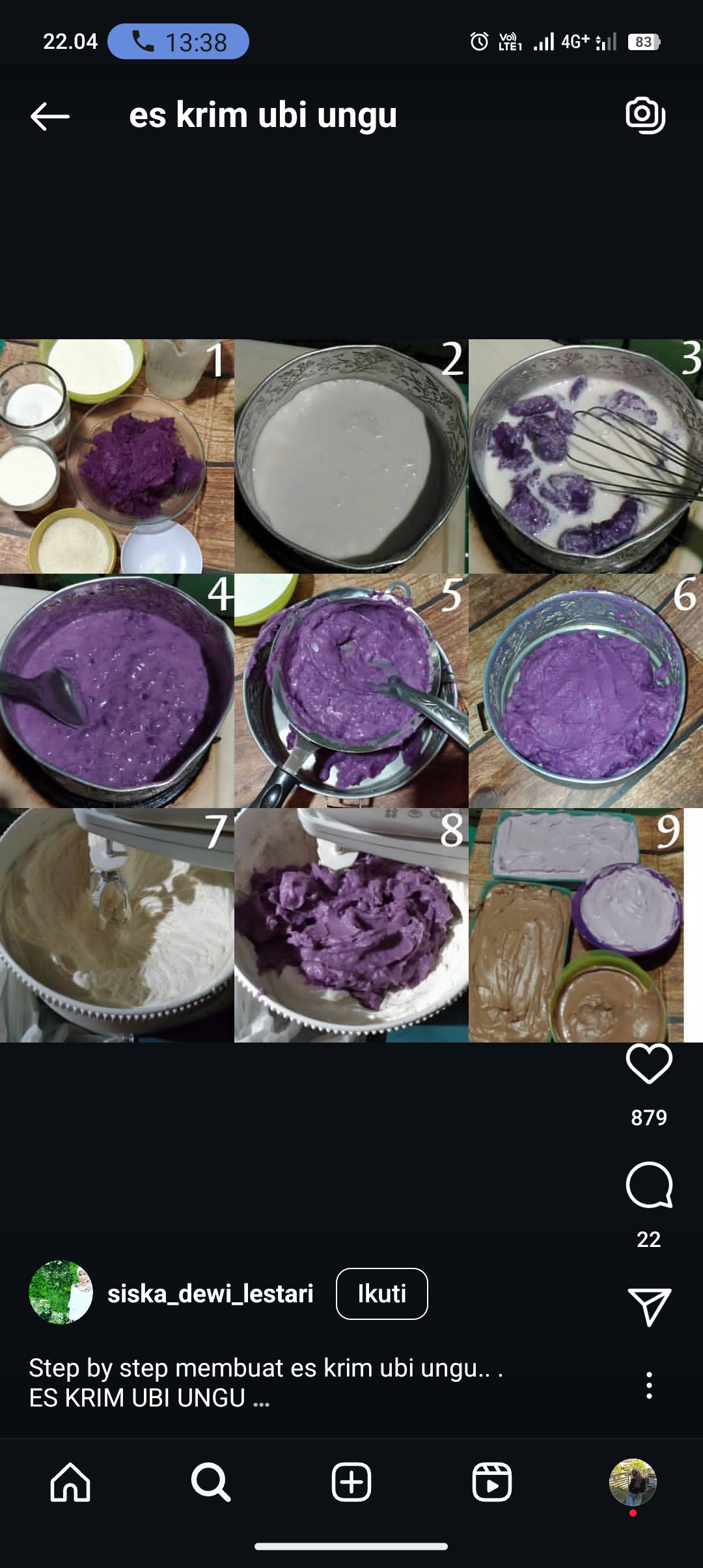 Es krim Ubi ungu