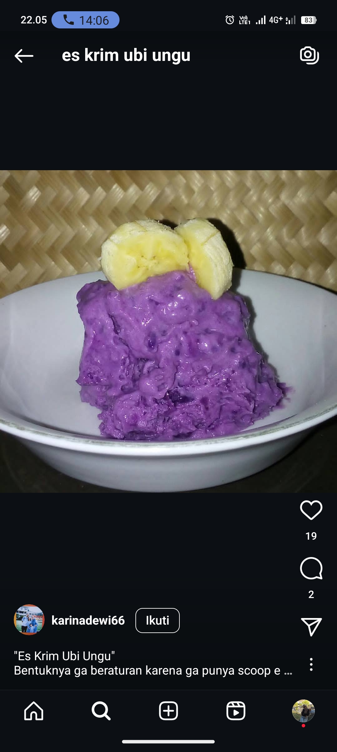 Es krim Ubi ungu