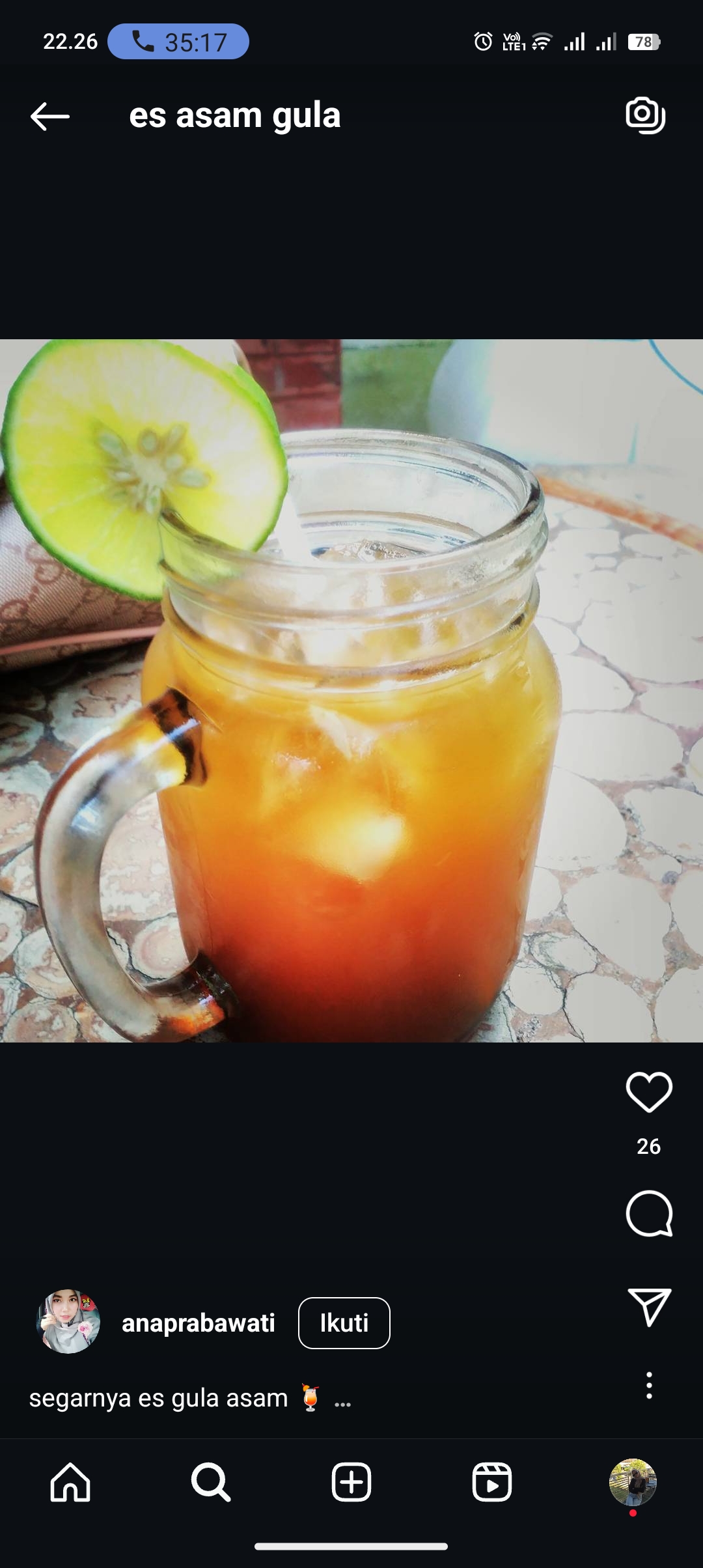 Resep Es Gula Jawa