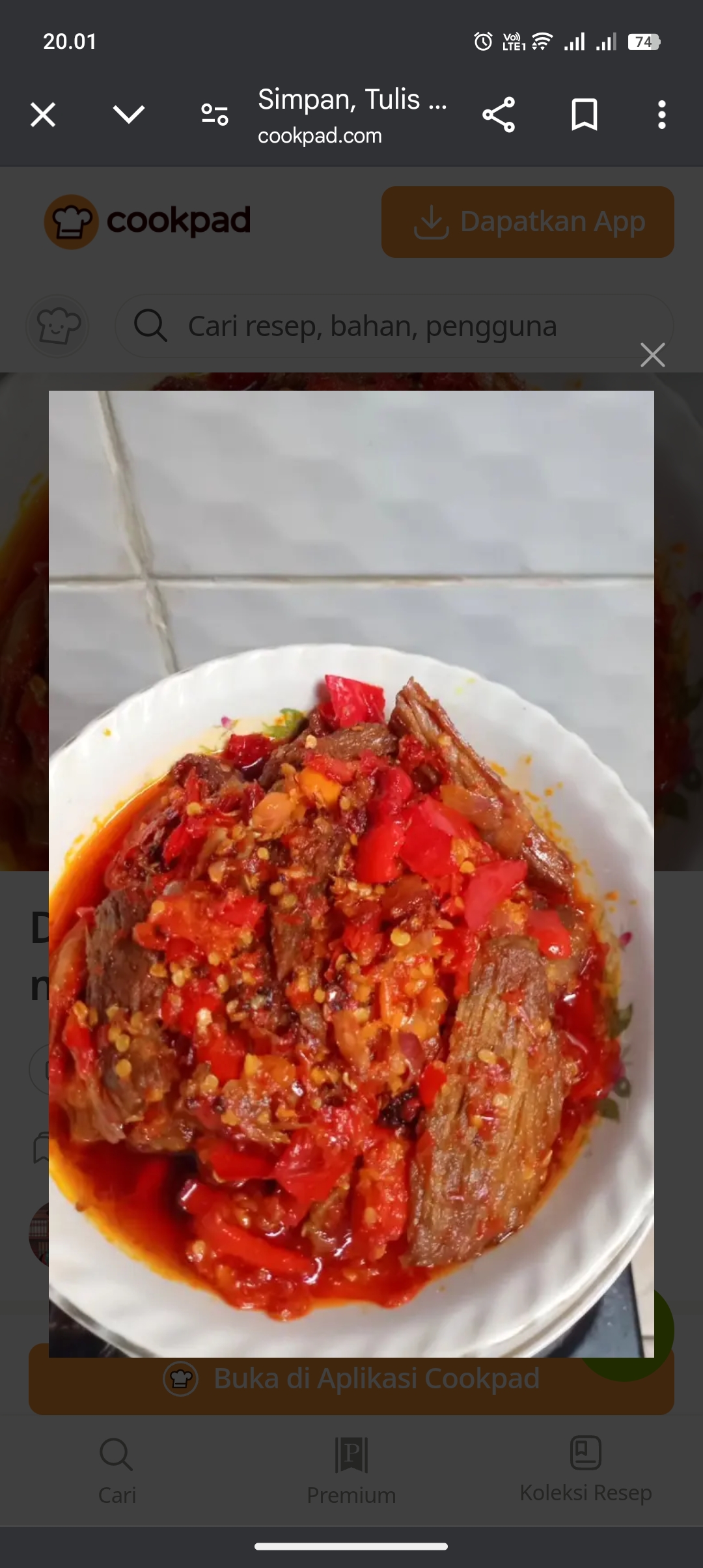 Resep Dendeng Batokok