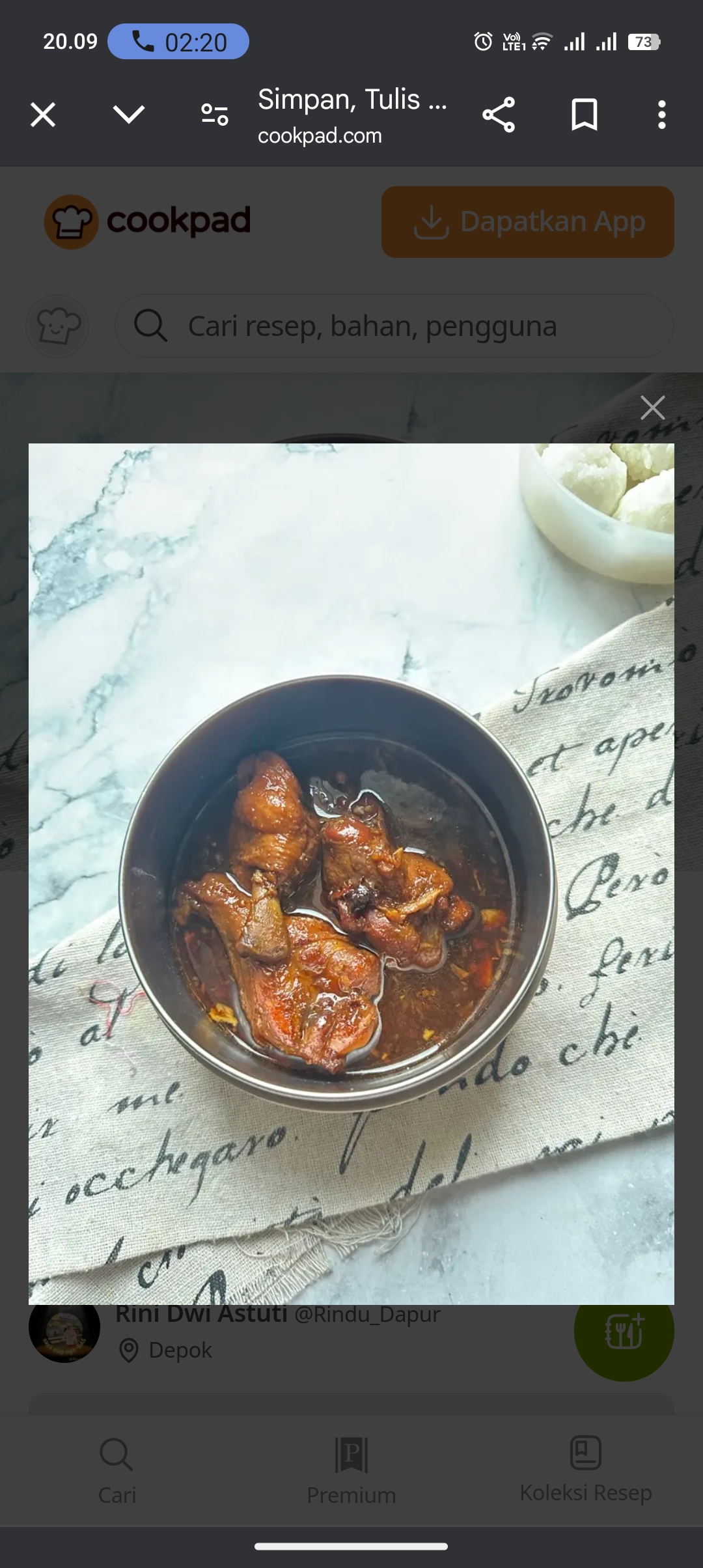 Resep ayam kecap lekoh