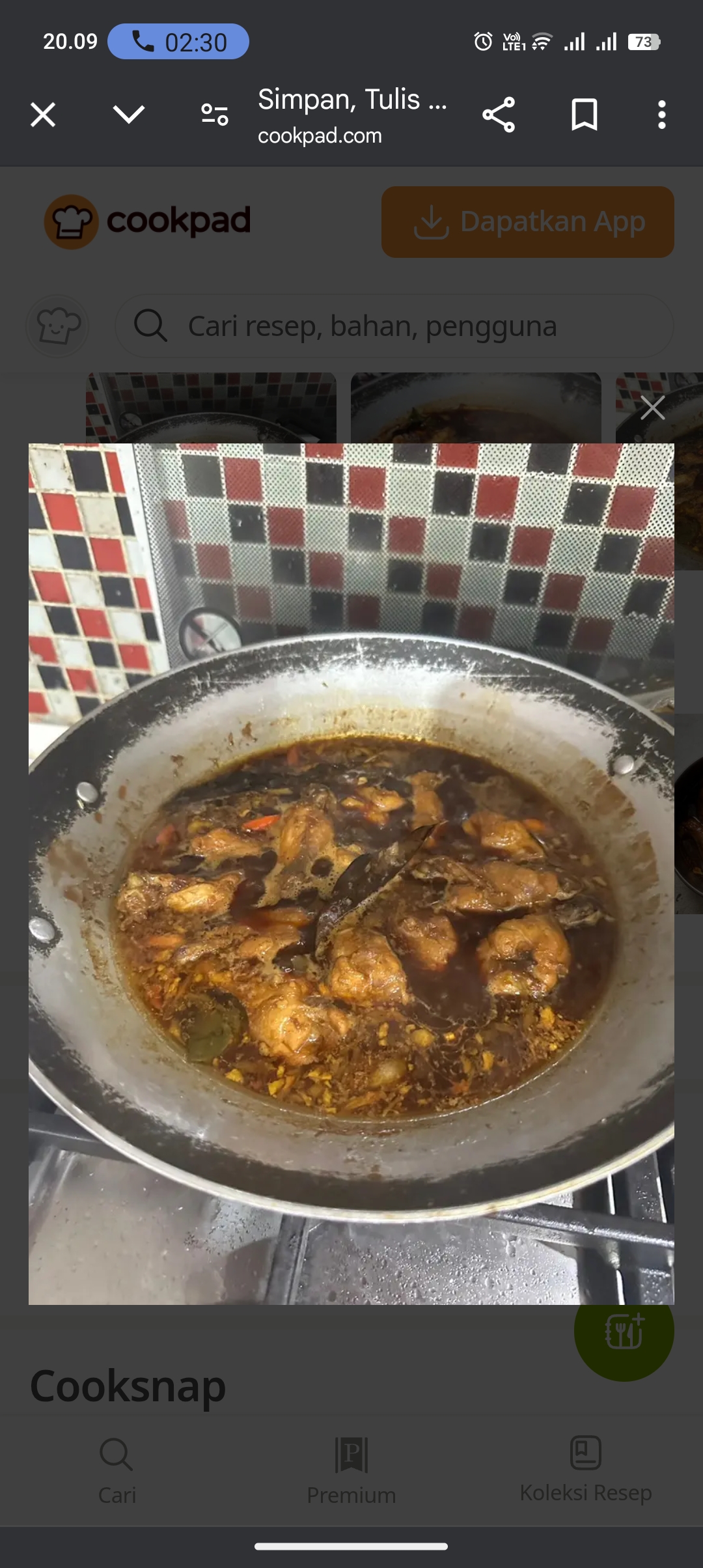 Resep ayam bumbu lekoh