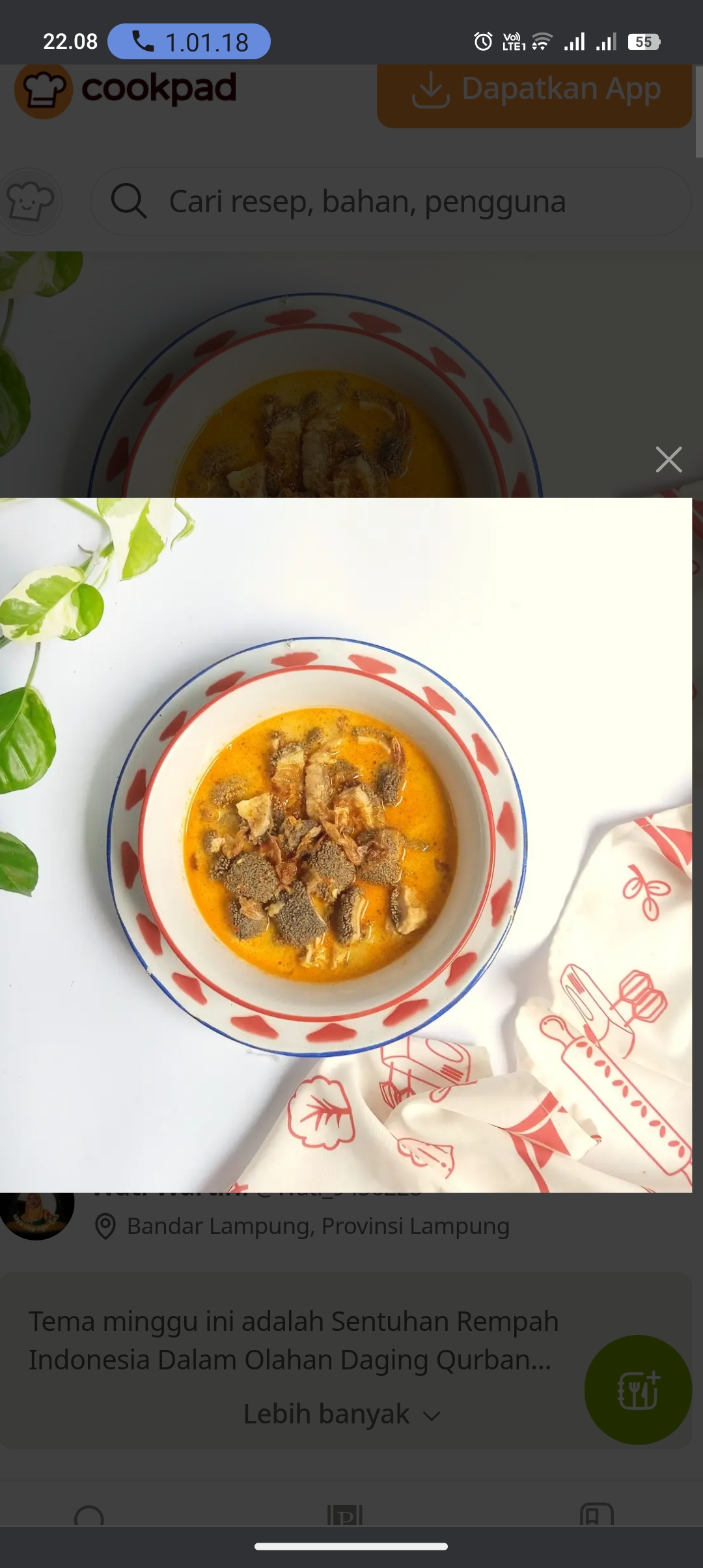 Resep soto babat enak