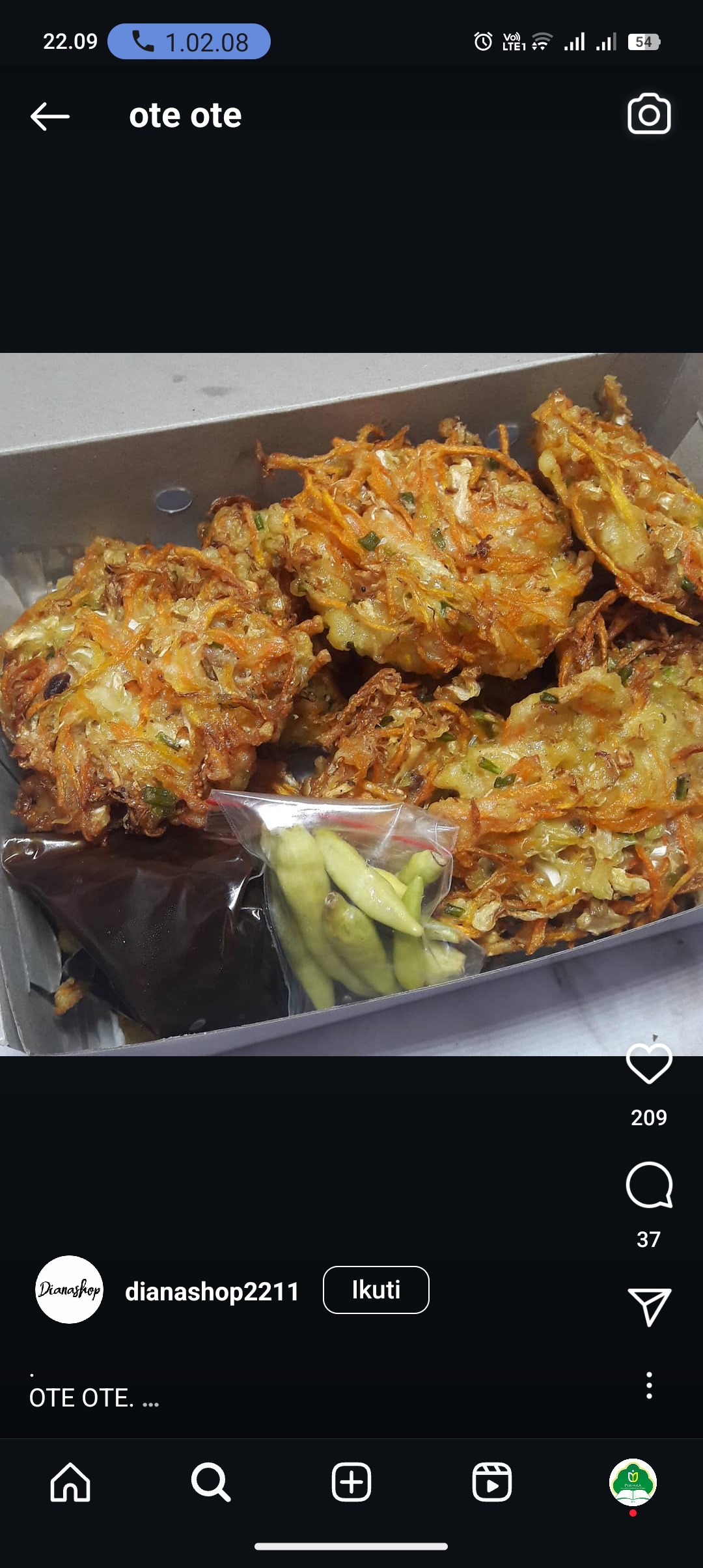 Resep ote ote