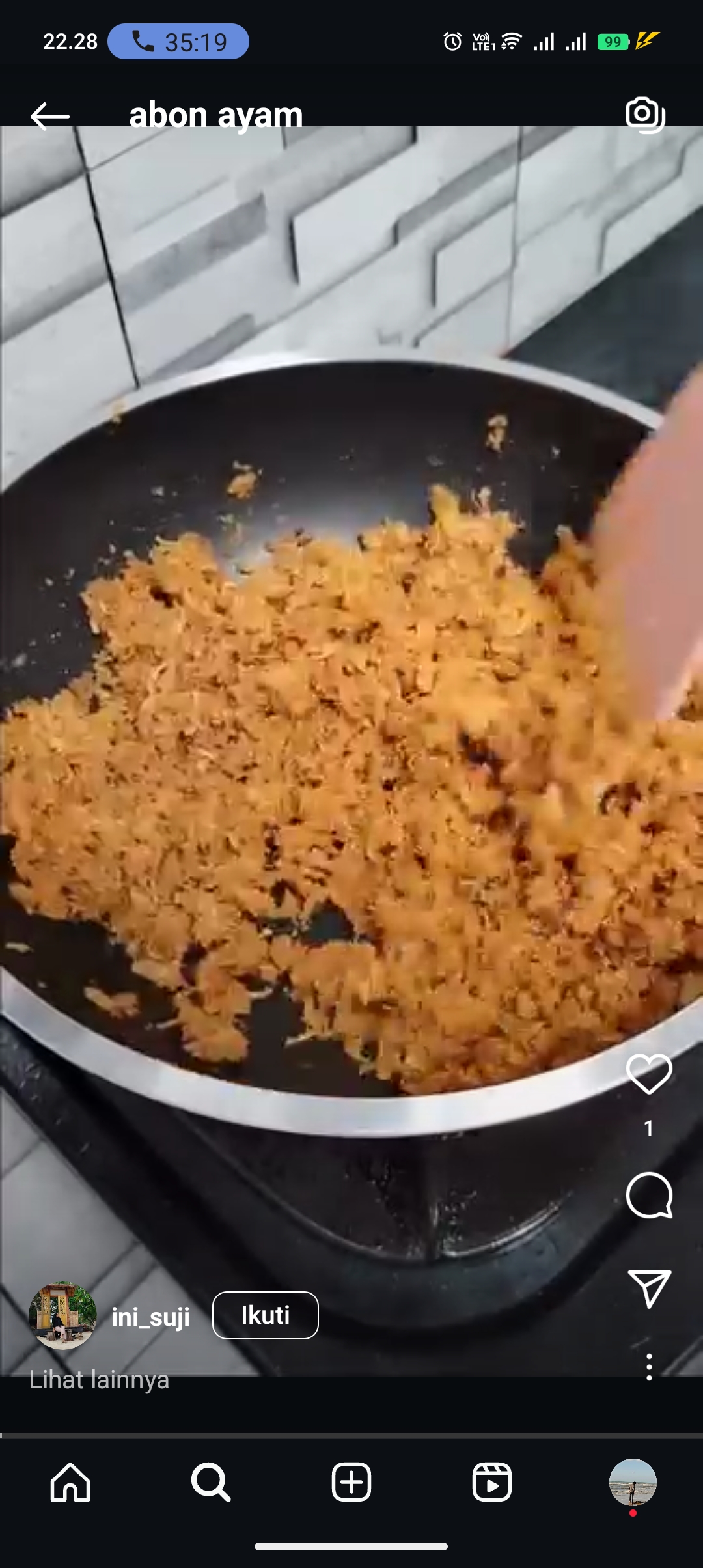 Resep abon ayam