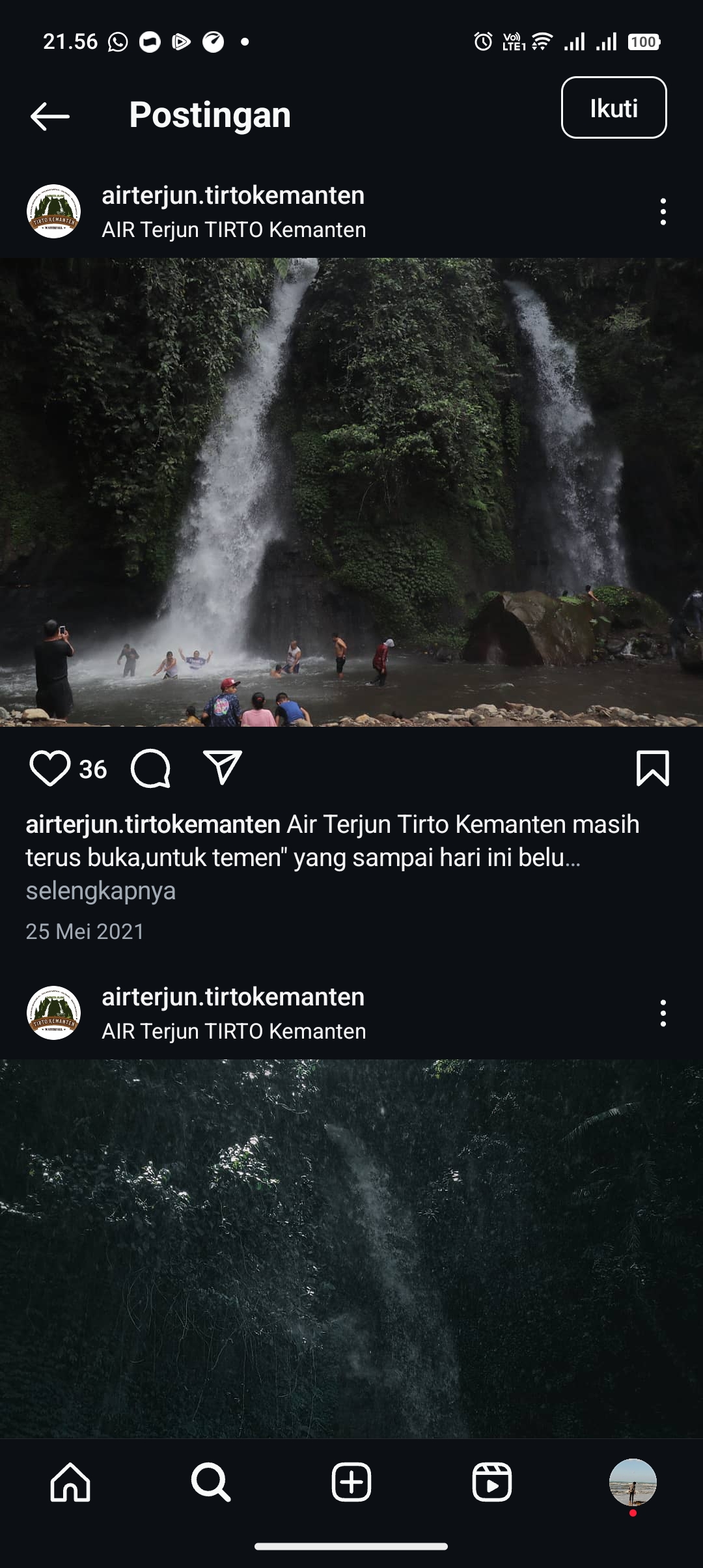 Air Terjun Tirto Kemanten