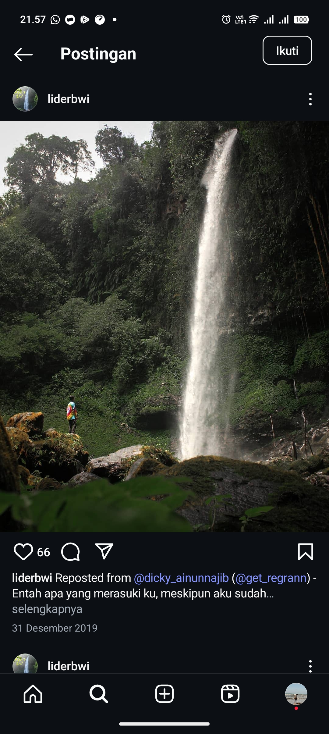 Air Terjun Lider