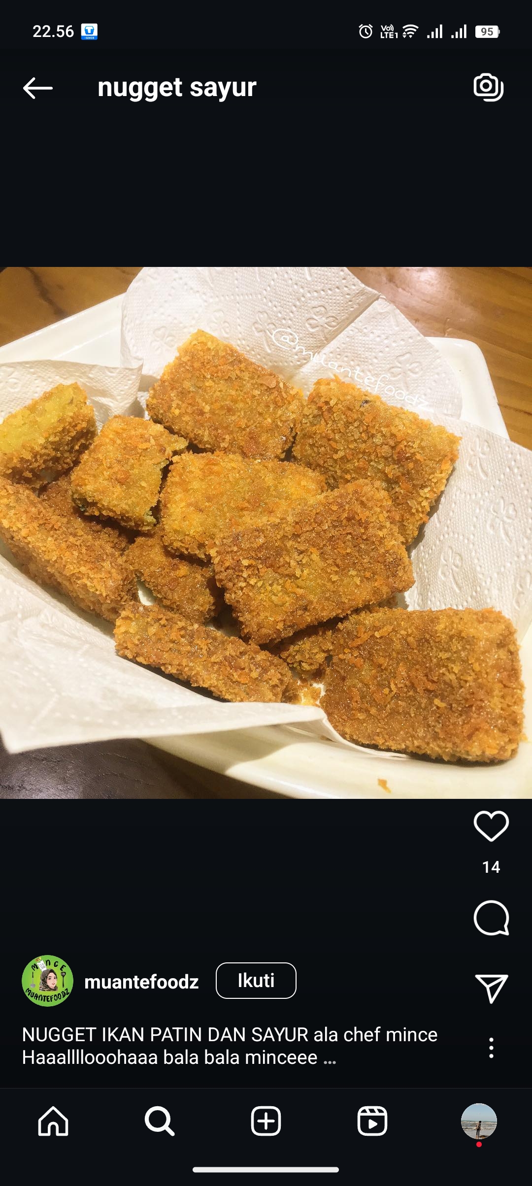 Resep nugget ikan patin