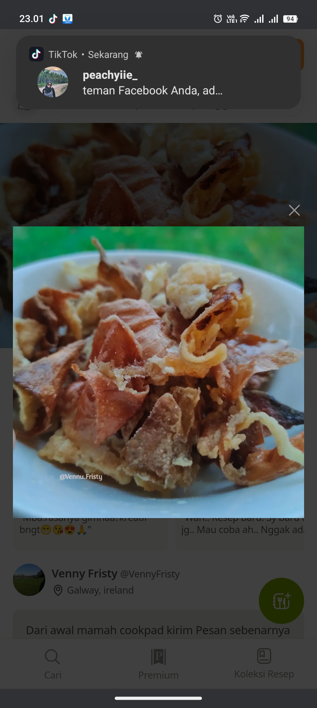 Kripik kulit bawang