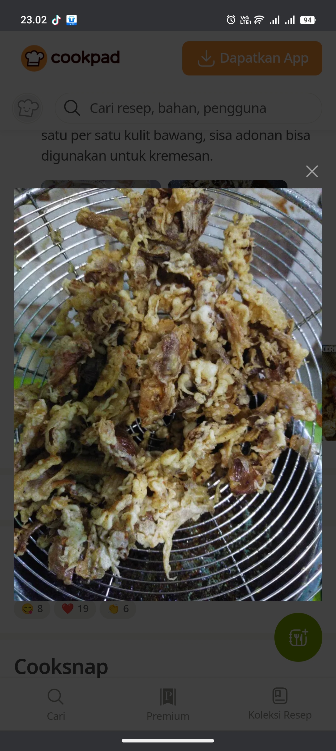 Resep kulit bawang enak