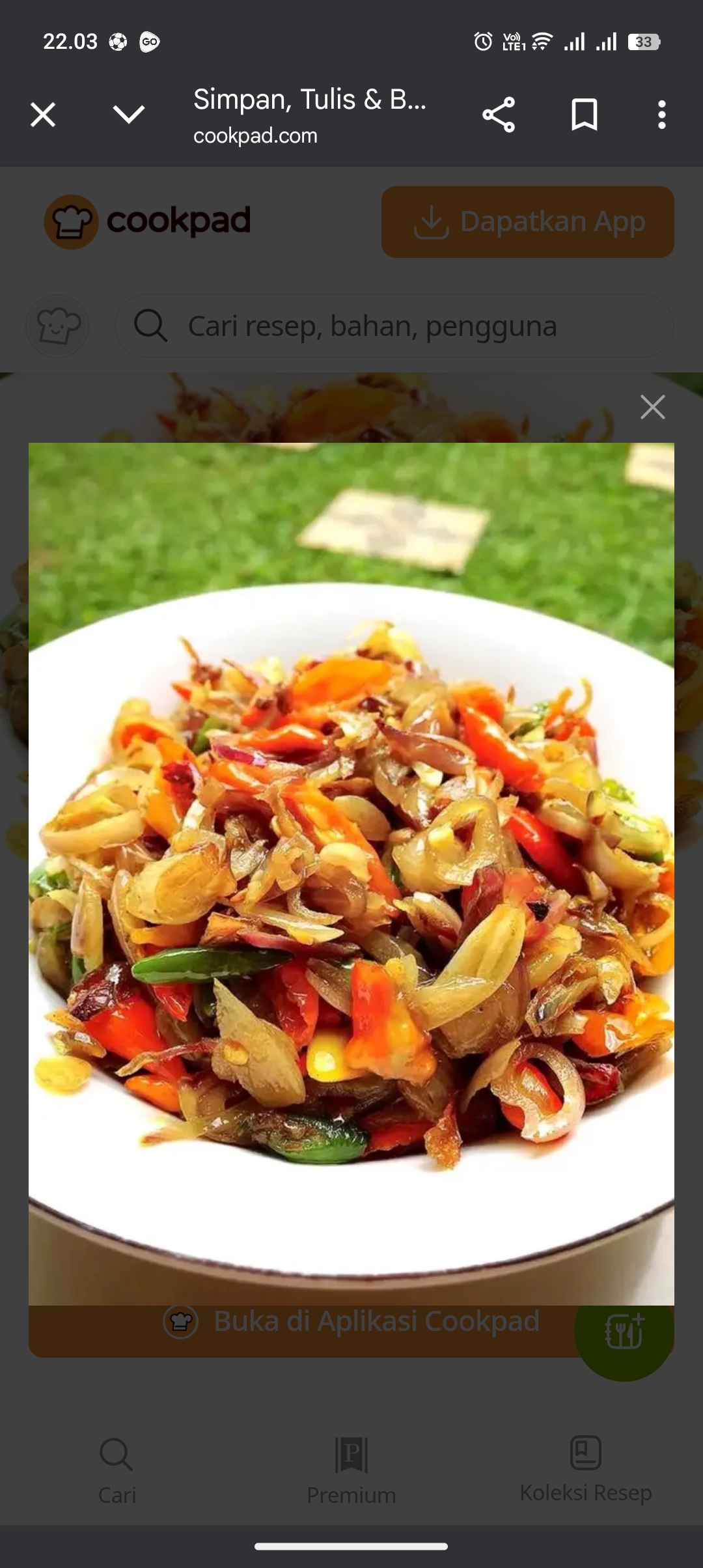 Resep sambal bawang iris
