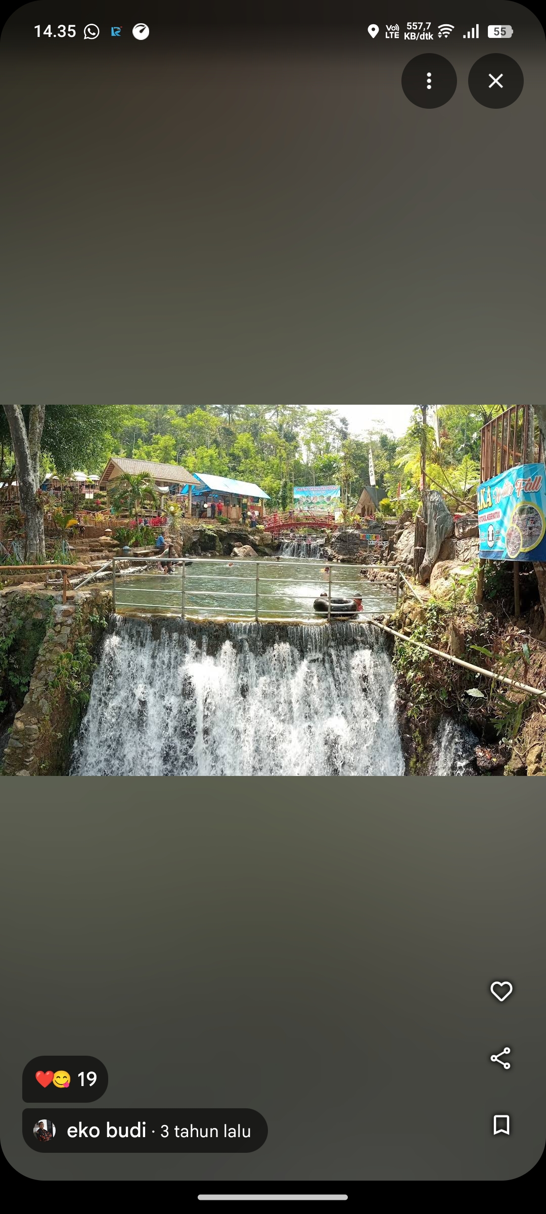 Umbulan Tanaka Waterfall