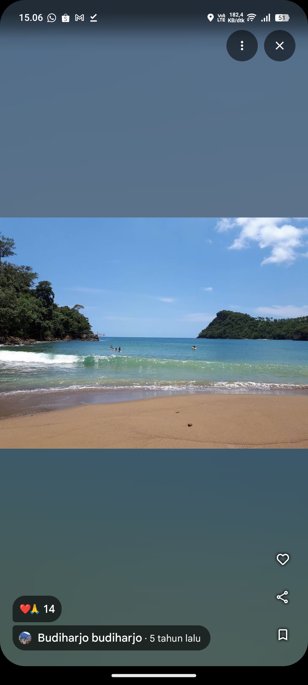 Pantai Wedi Awu Malang