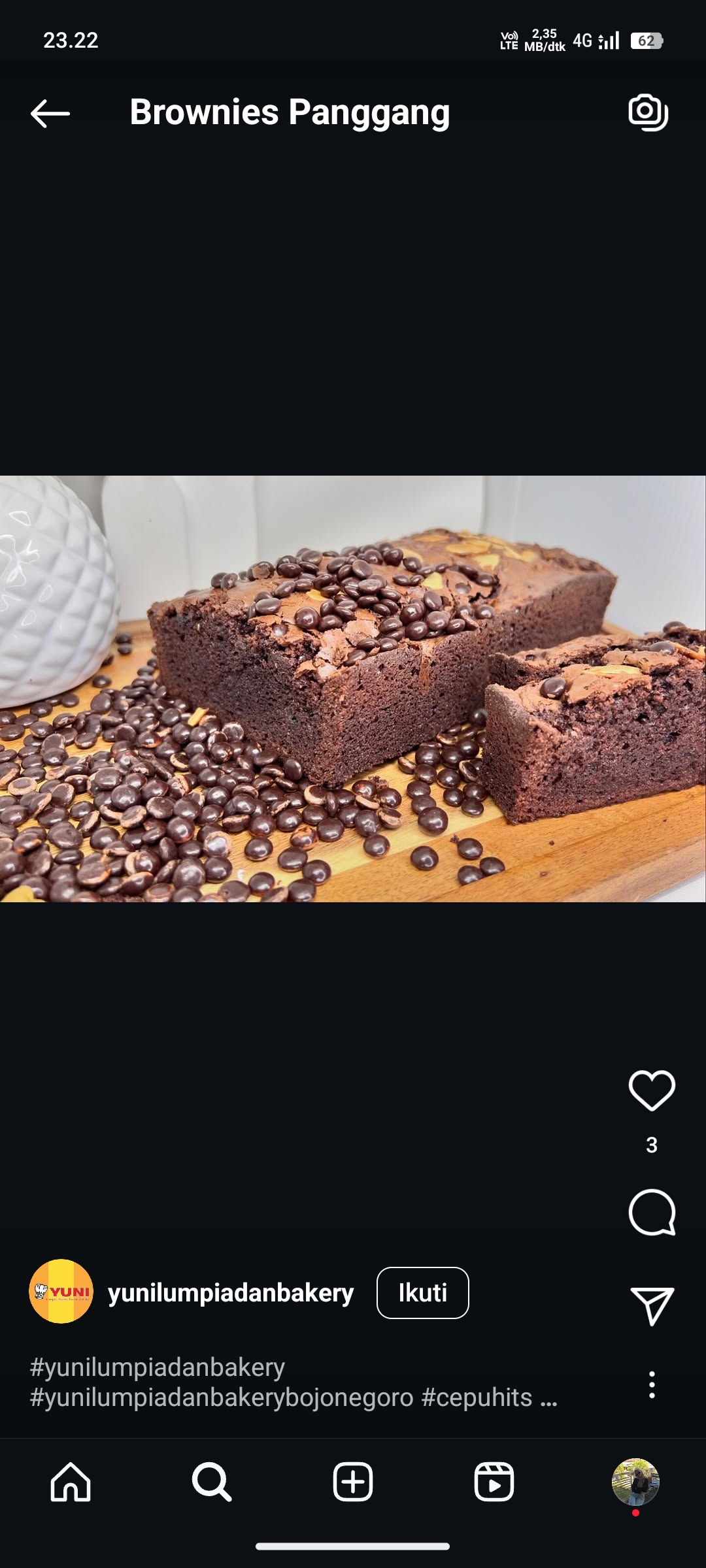Brownies Panggang
