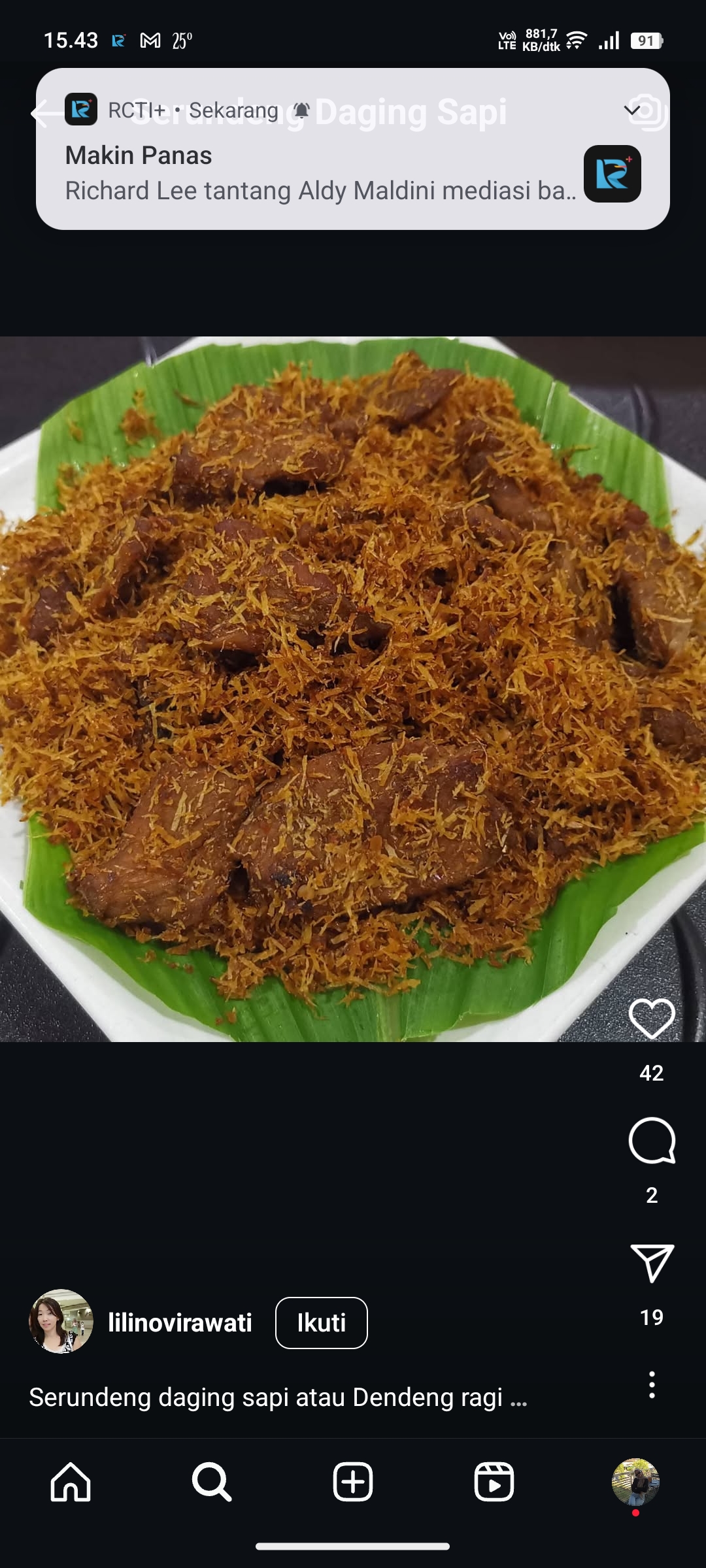 Serundeng Daging Sapi