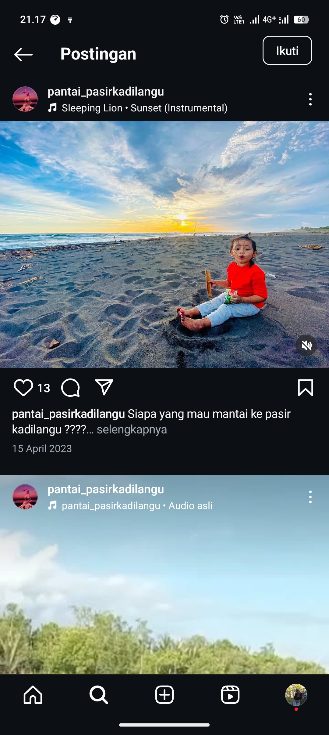 Pantai Pasir Kadilangu di Kulon Progo