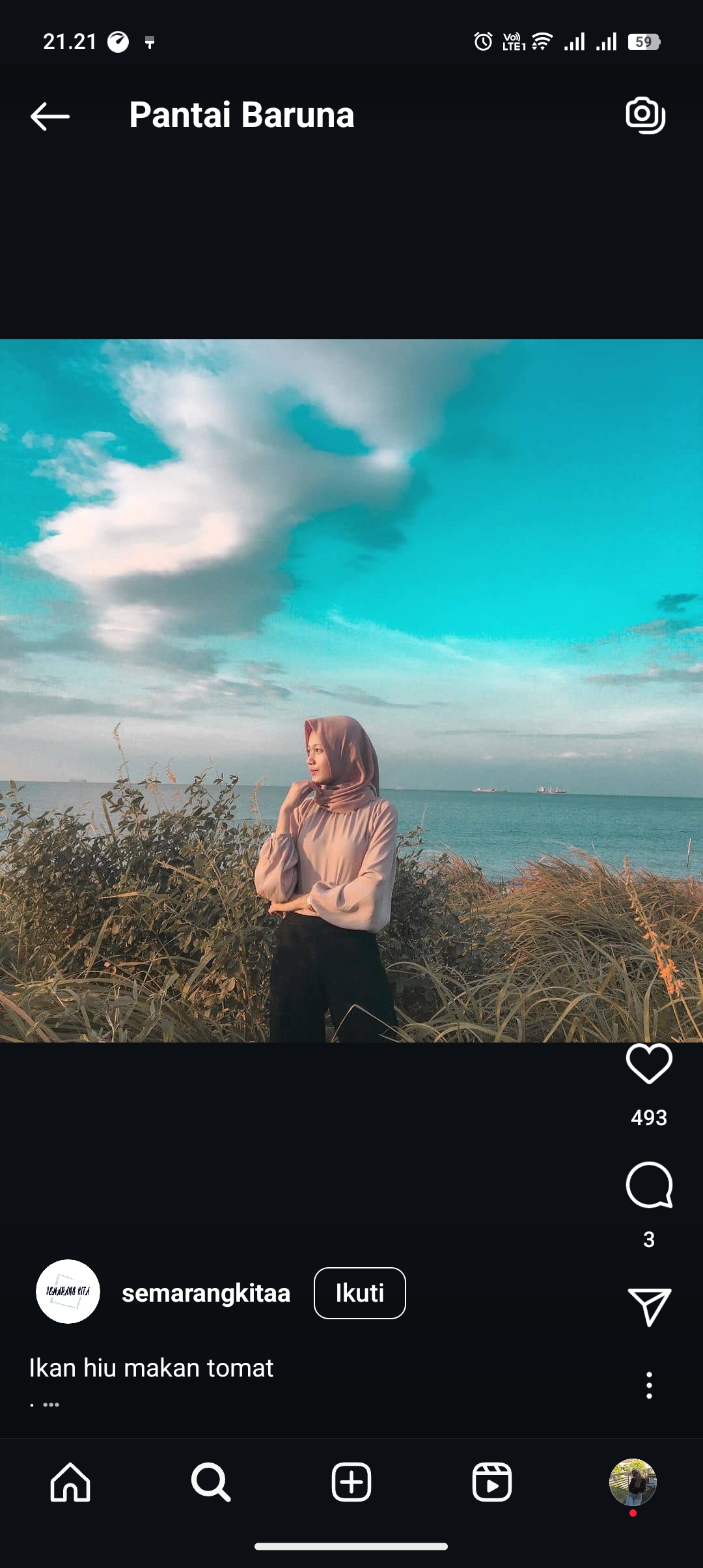 Wisata Pantai Baruna Semarang