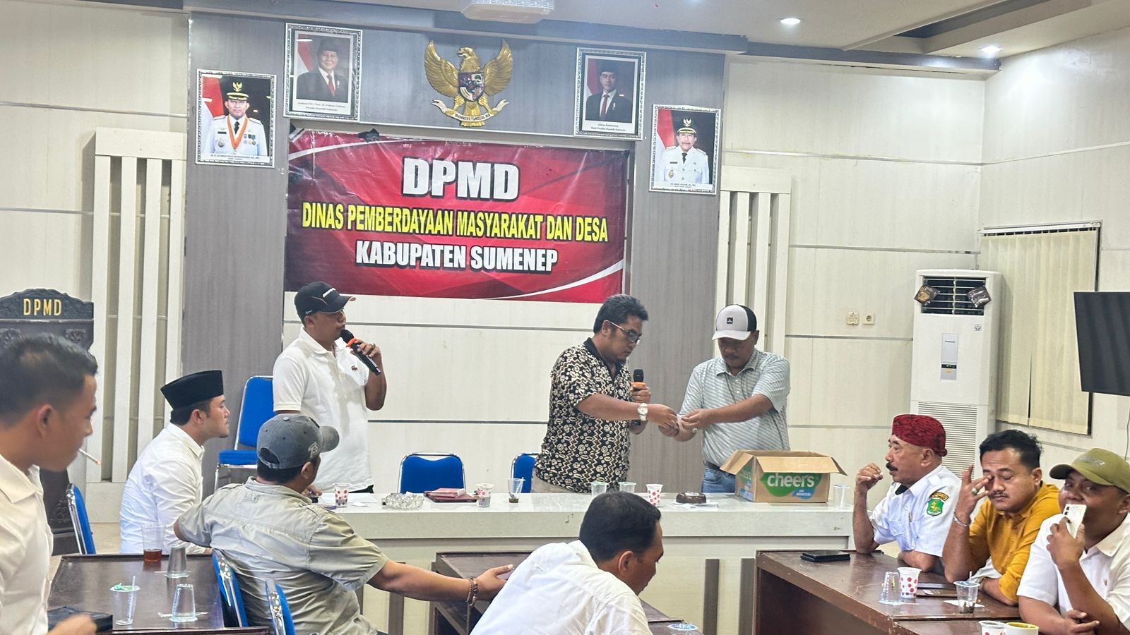 HANGAT: Suasana pemilihan ketua PKDI di Aula Kantor DPMD Sumenep, Rabu (14/5/2025).