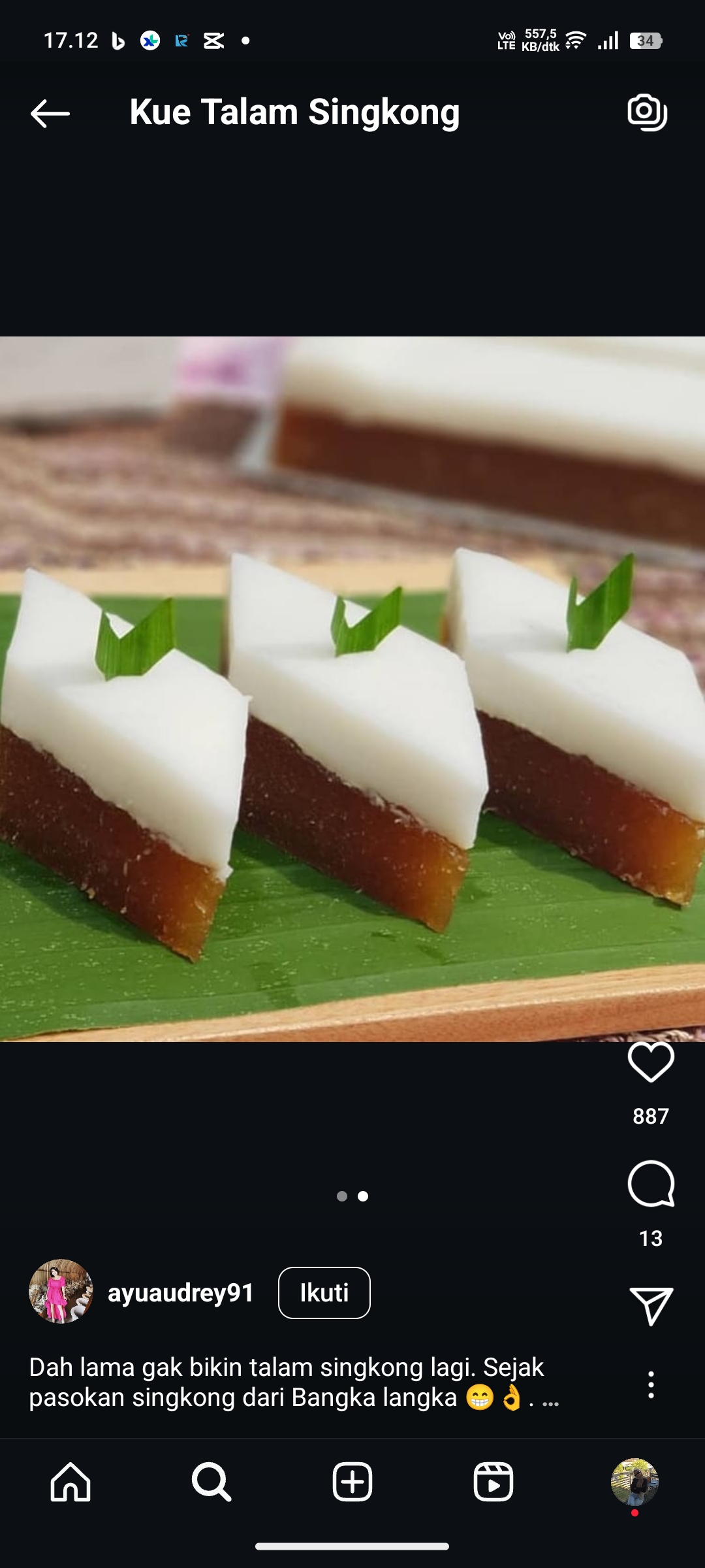 Kue Talam Singkong