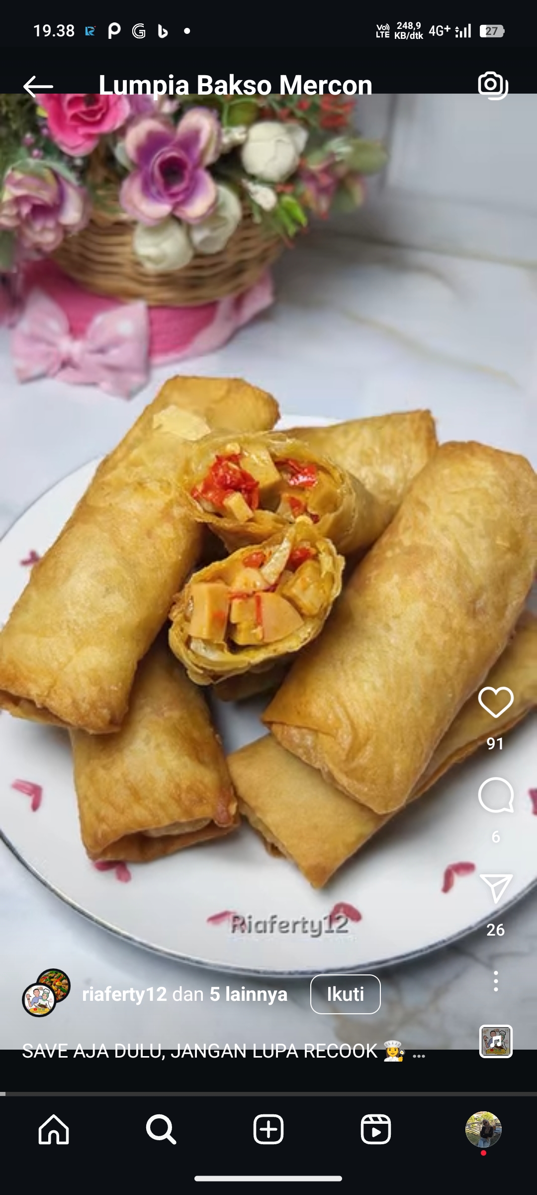 Lumpia Bakso Mercon