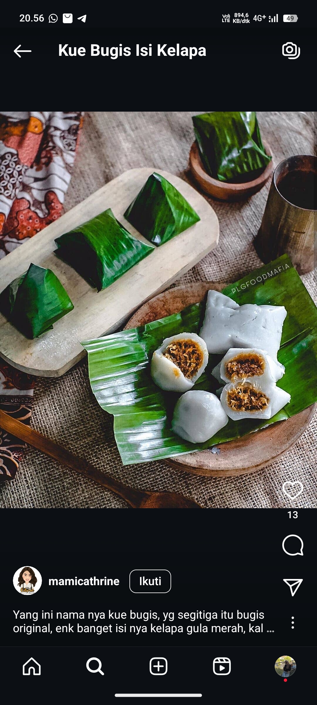 Kue Bugis Isi Kelapa