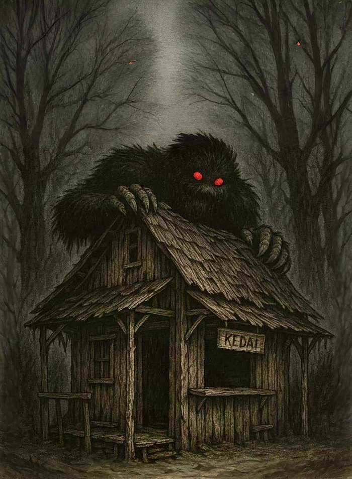 Ilustrasi cerpen Astaba dibantu AI.